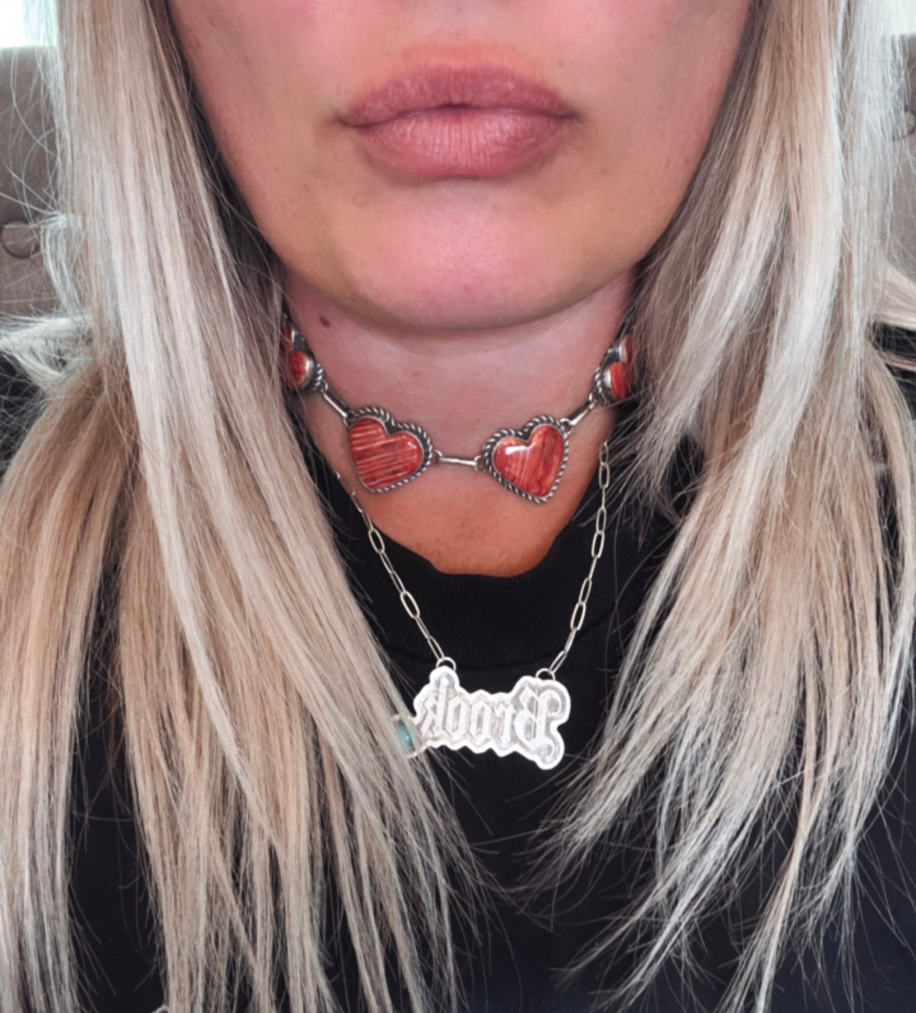 Large Spiny Heart Choker