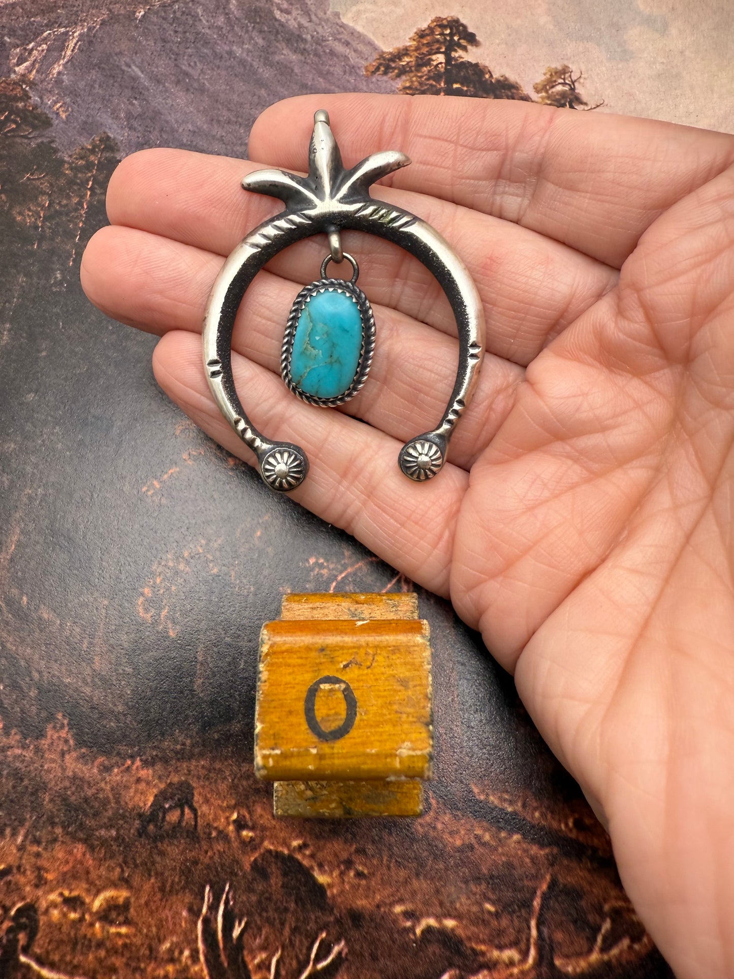 Turquoise Naja Pendant
