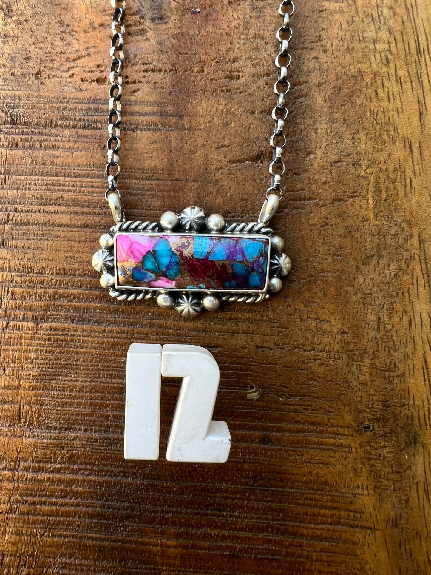 Zia Turquoise Bar Necklace