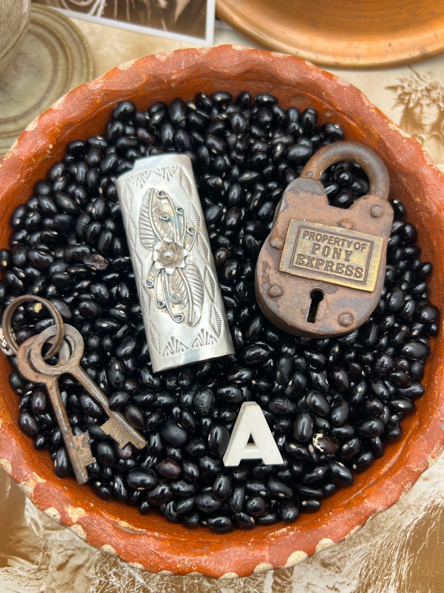 Native American Sterling Silver Lighter Case