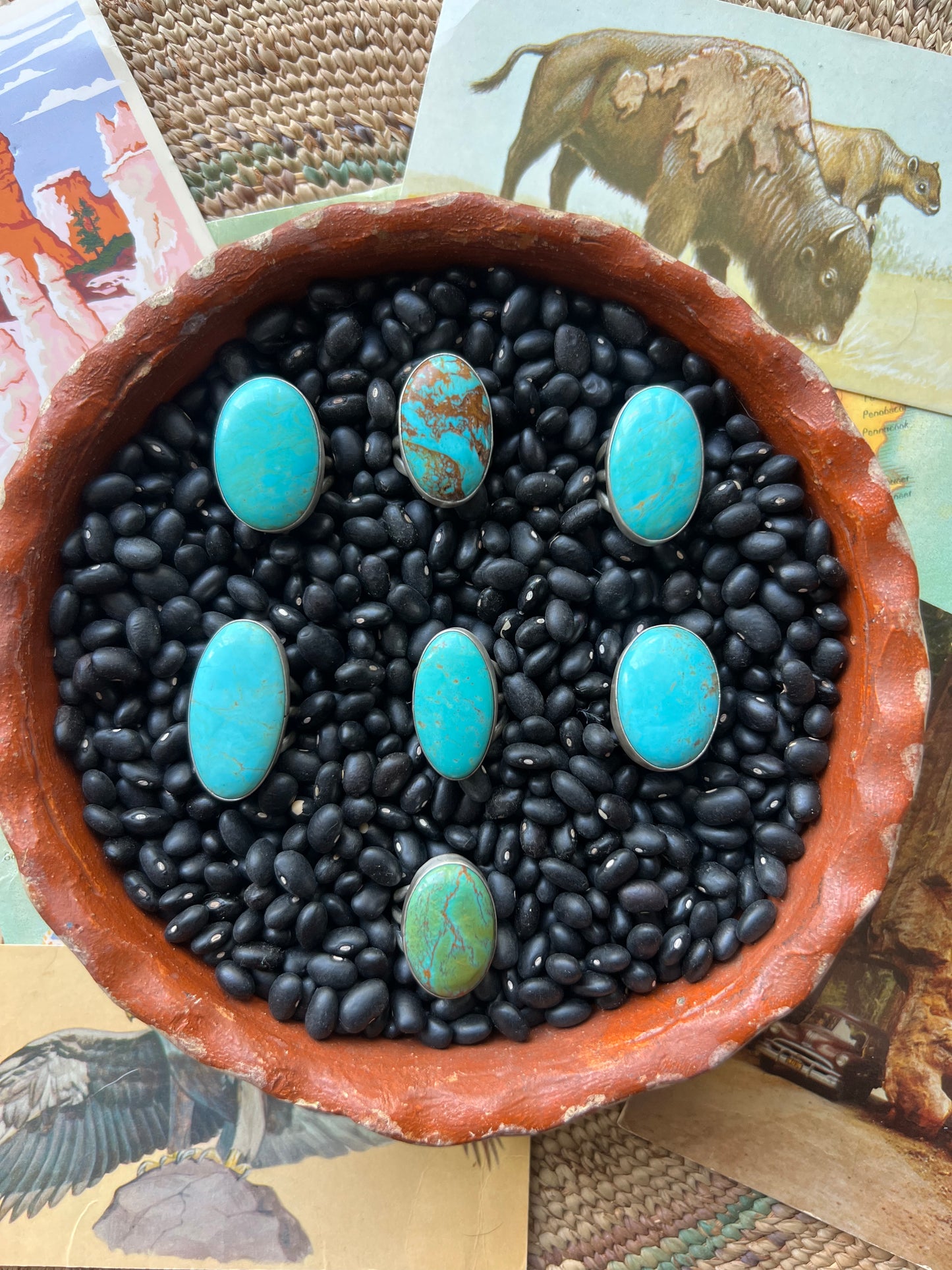 Turquoise Globe Ring