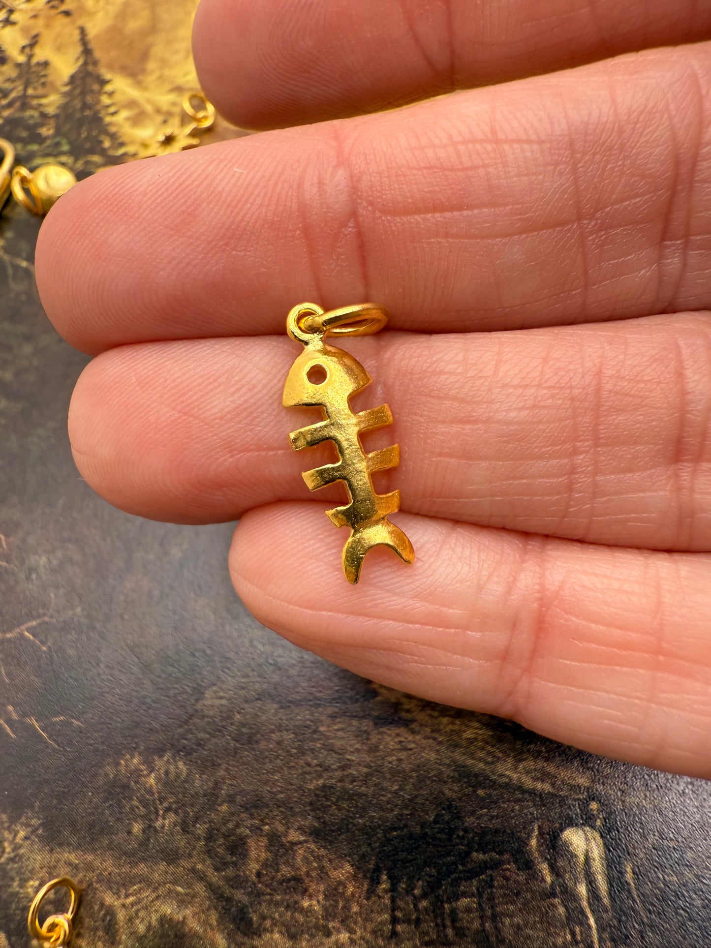 18k Gold Plated Charms