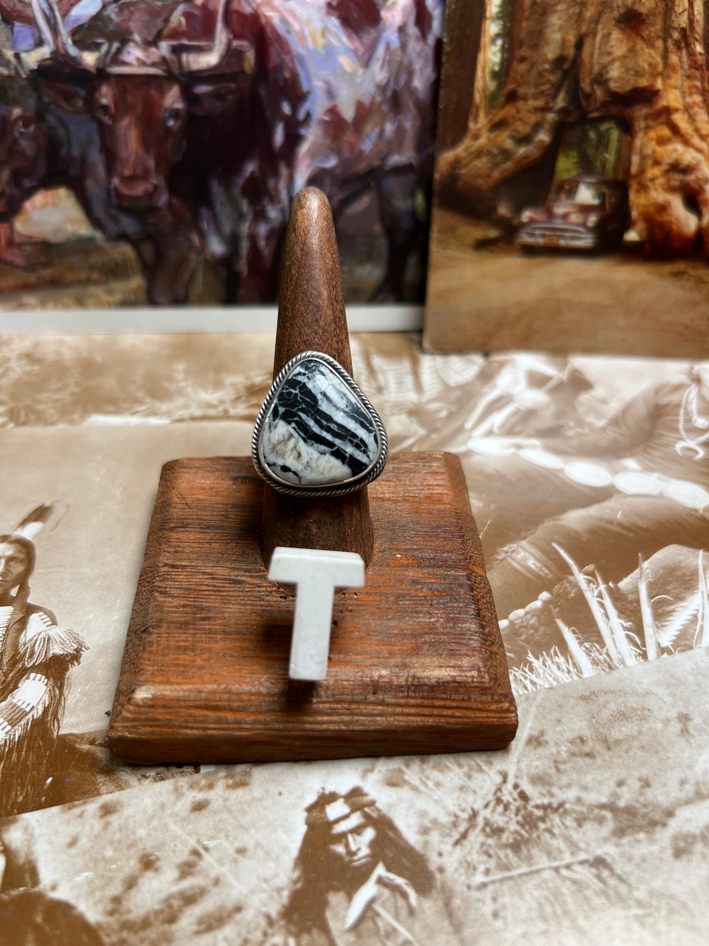White Buffalo Ring
