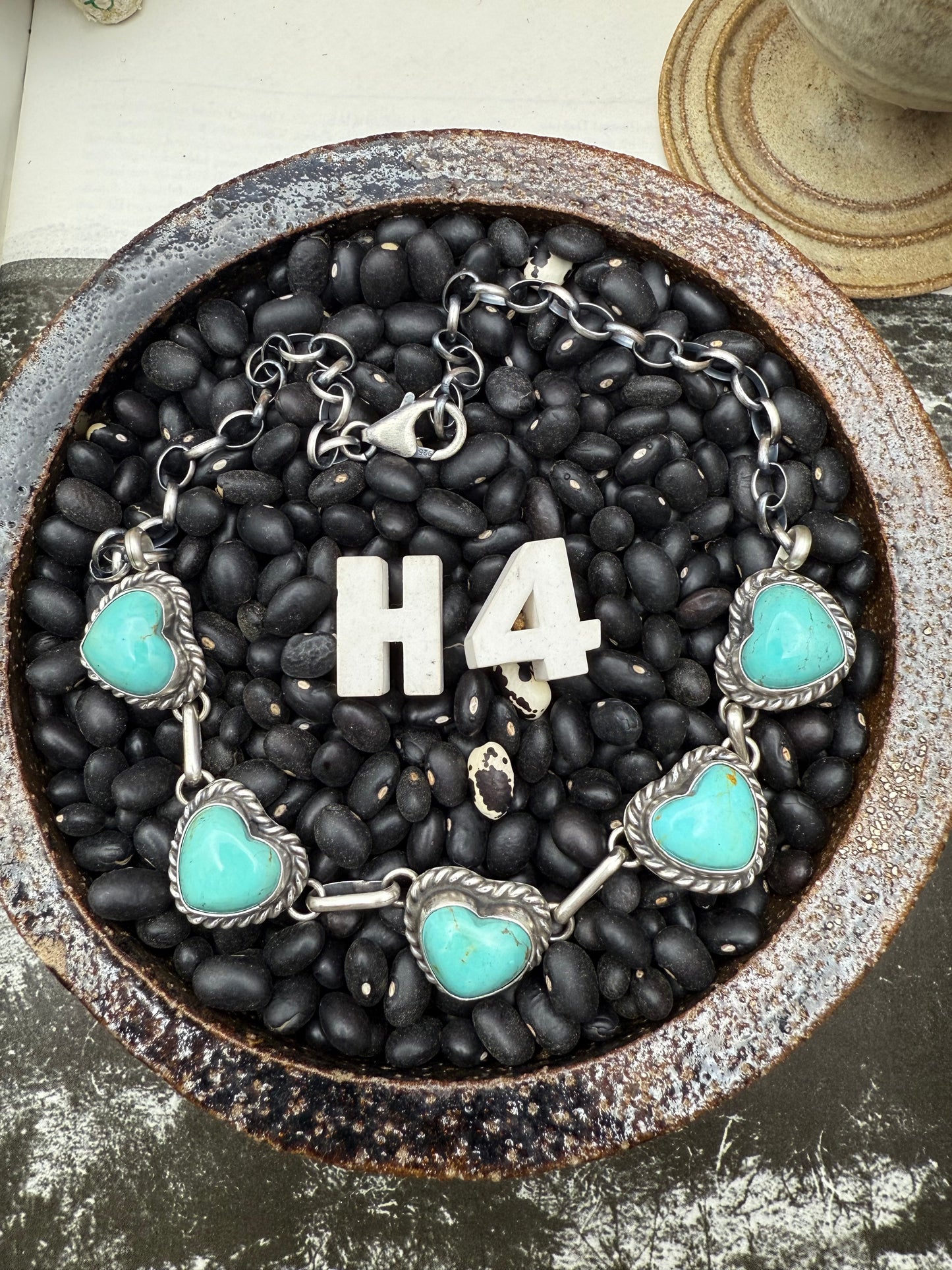 Turquoise Heart Choker