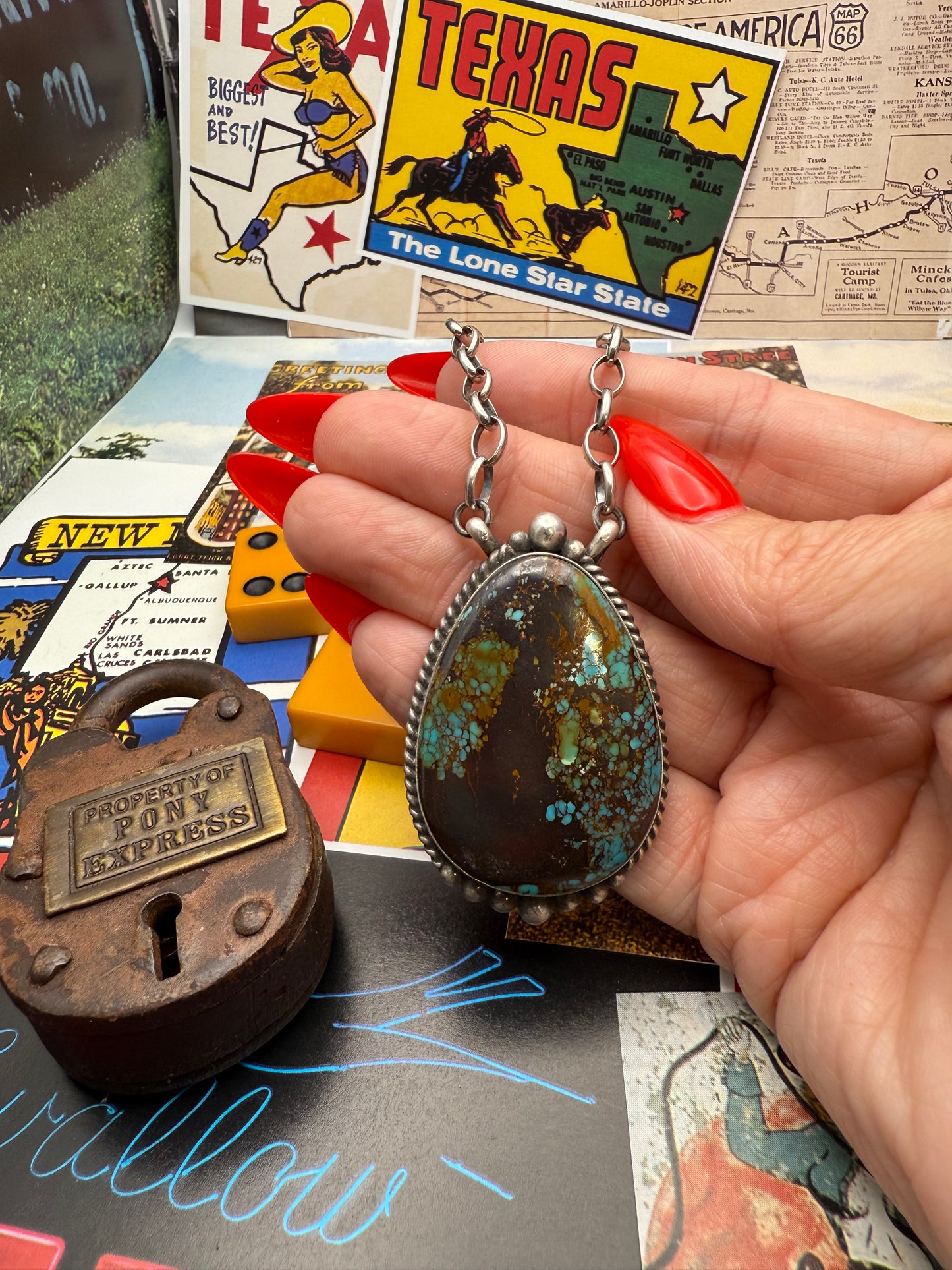 Big Foot Turquoise Necklace