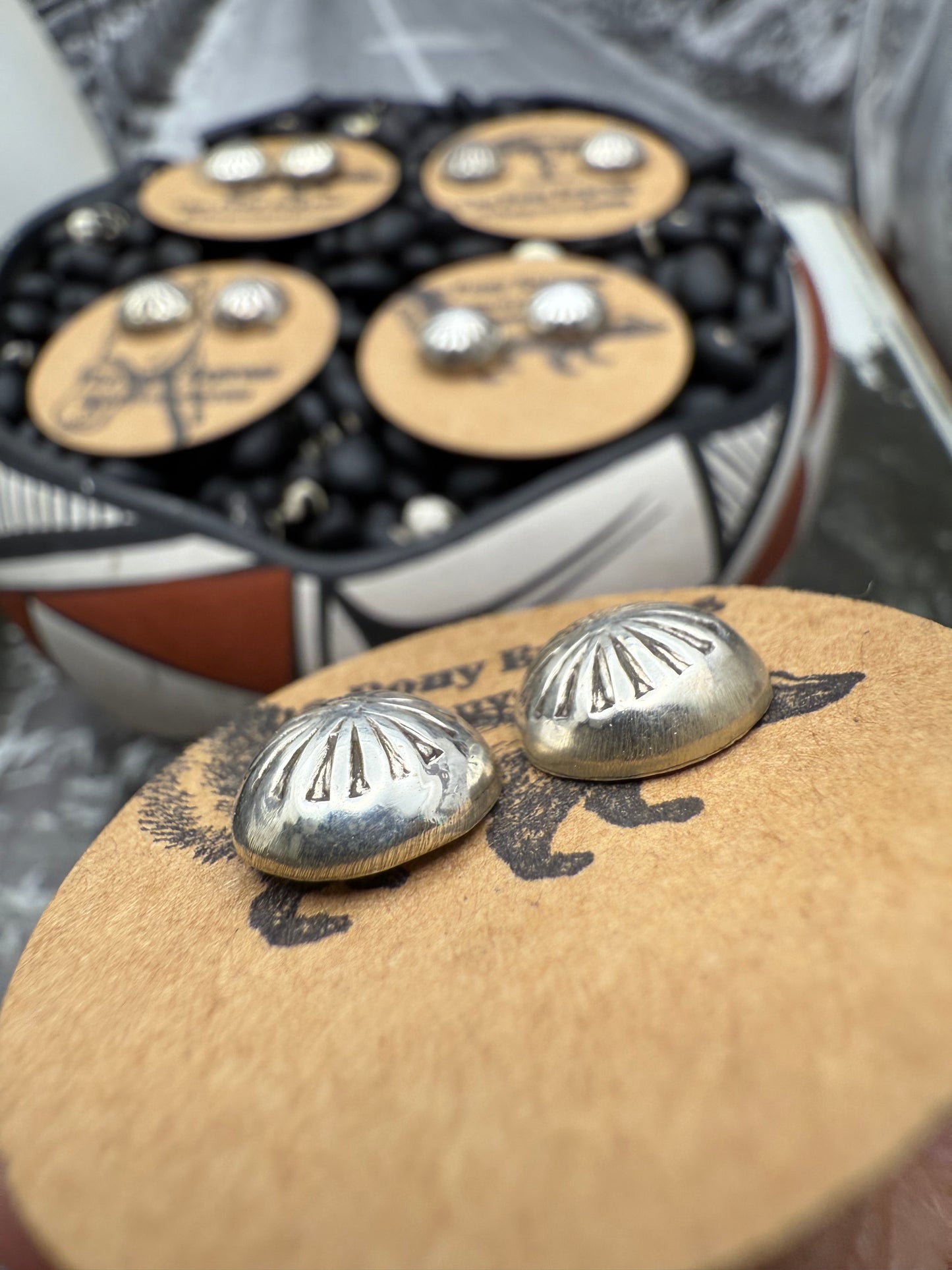 Button Sterling Studs
