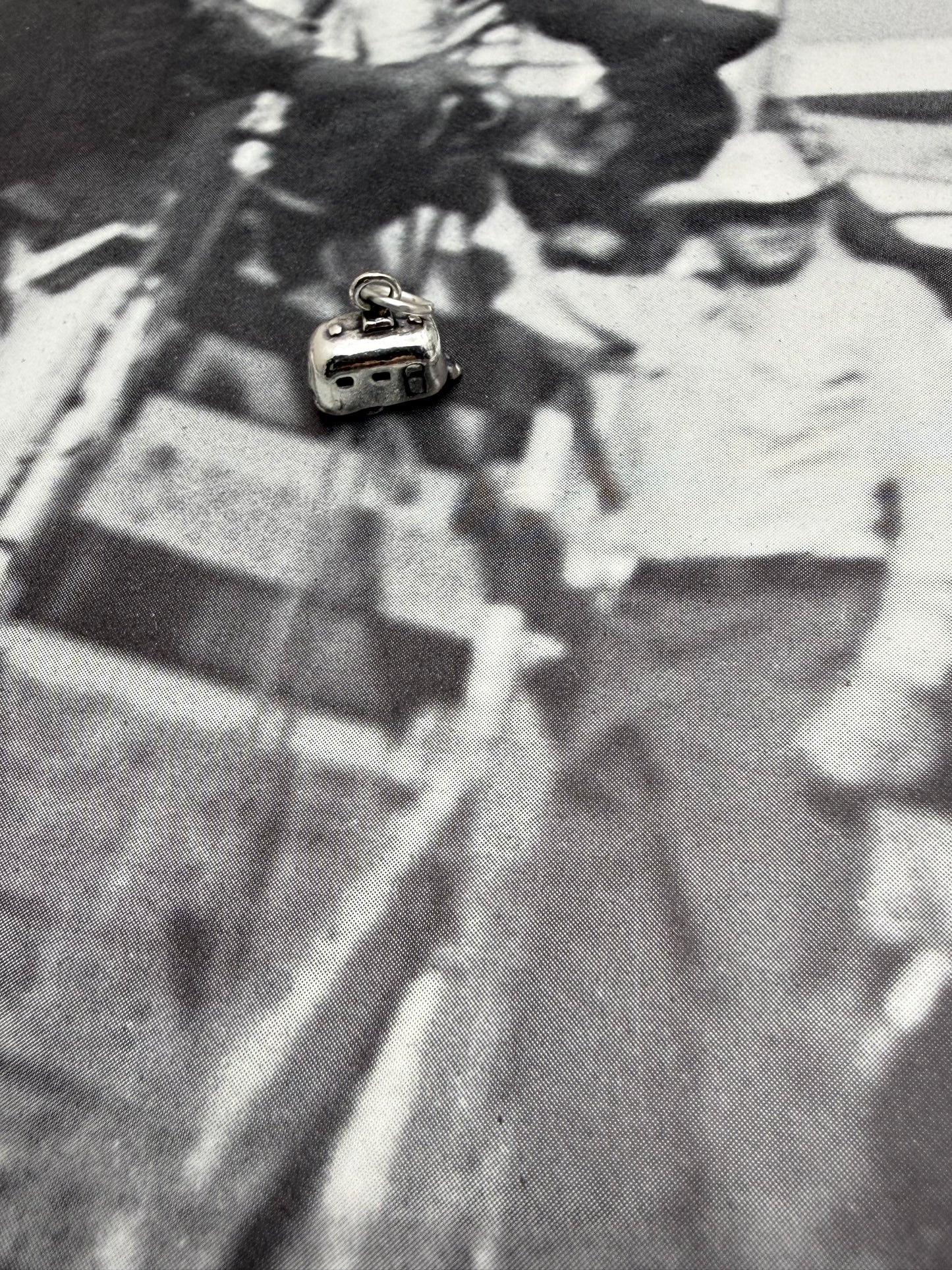 Airstream Travel Trailer Sterling Silver Charm