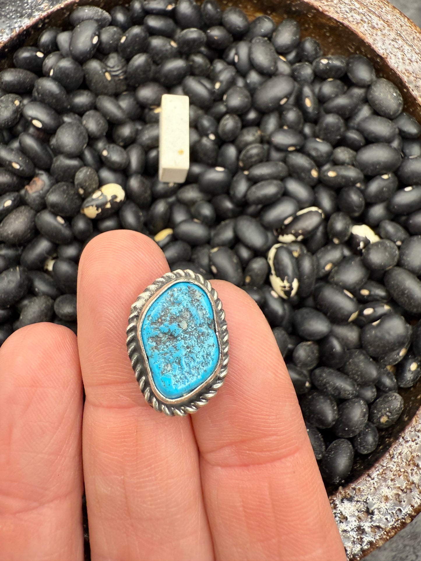 Turquoise Nugget Pendant on Hook