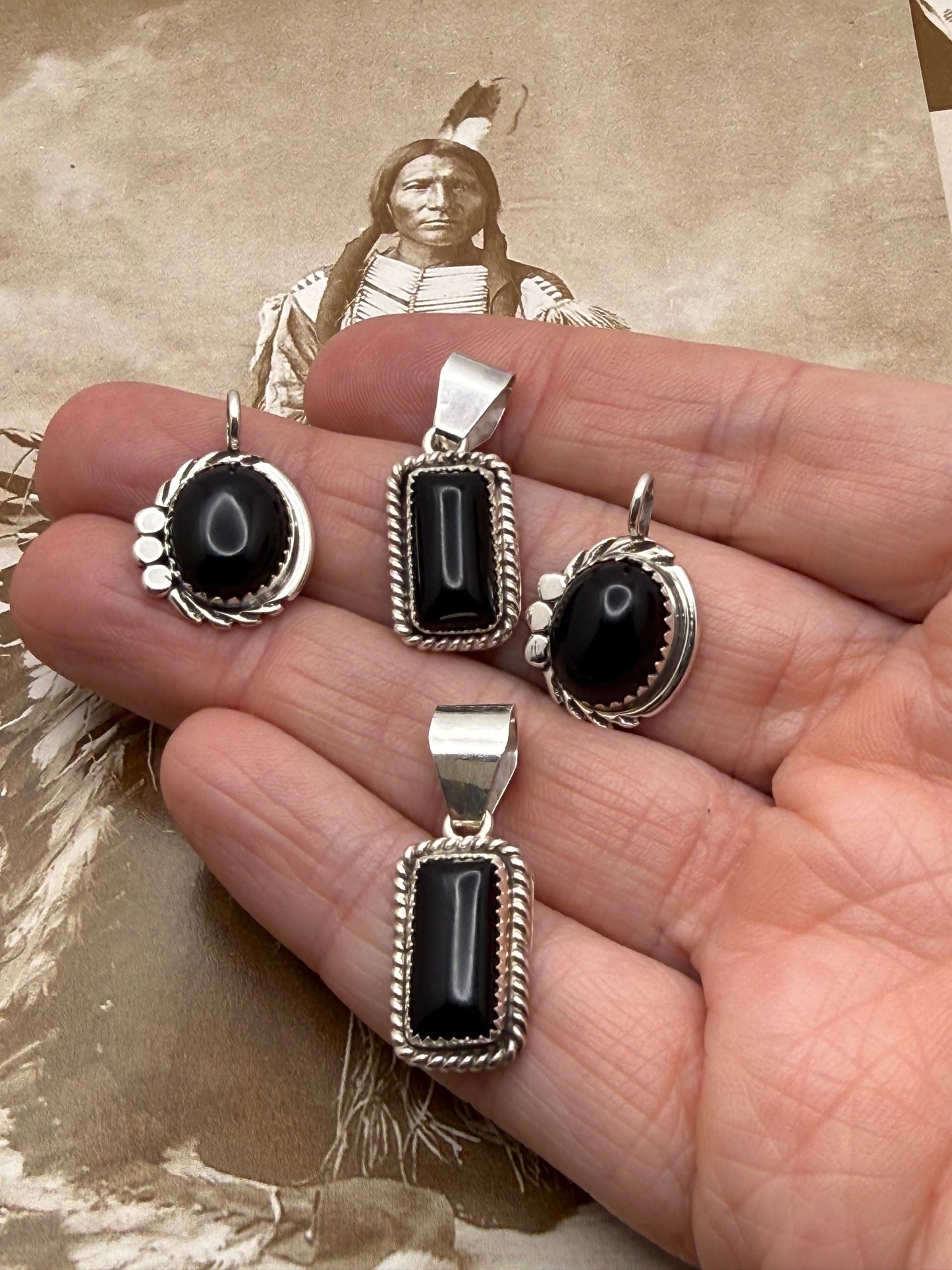 Onyx Pendants