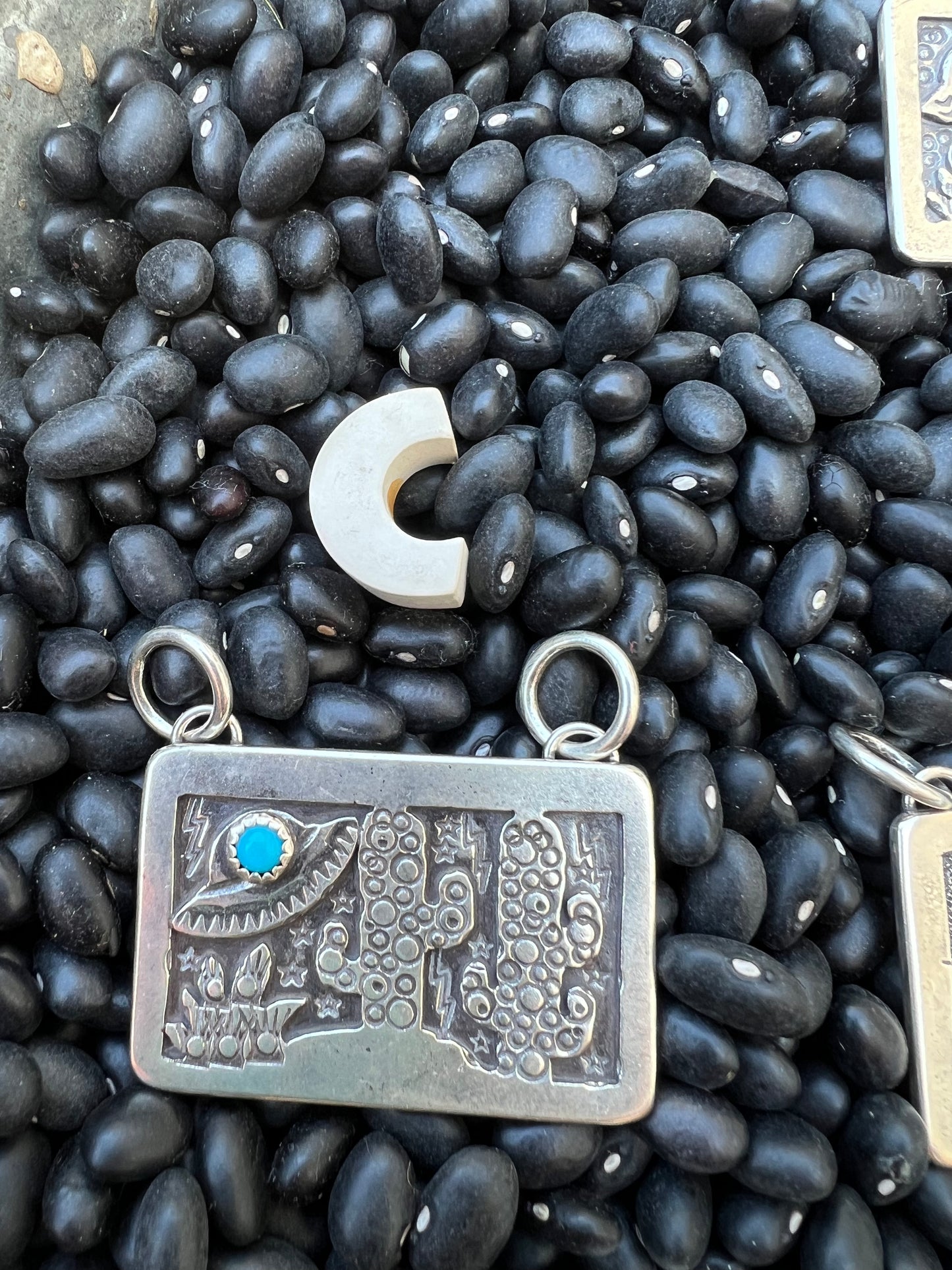 The Pony Express Logo Pendant Sterling Silver
