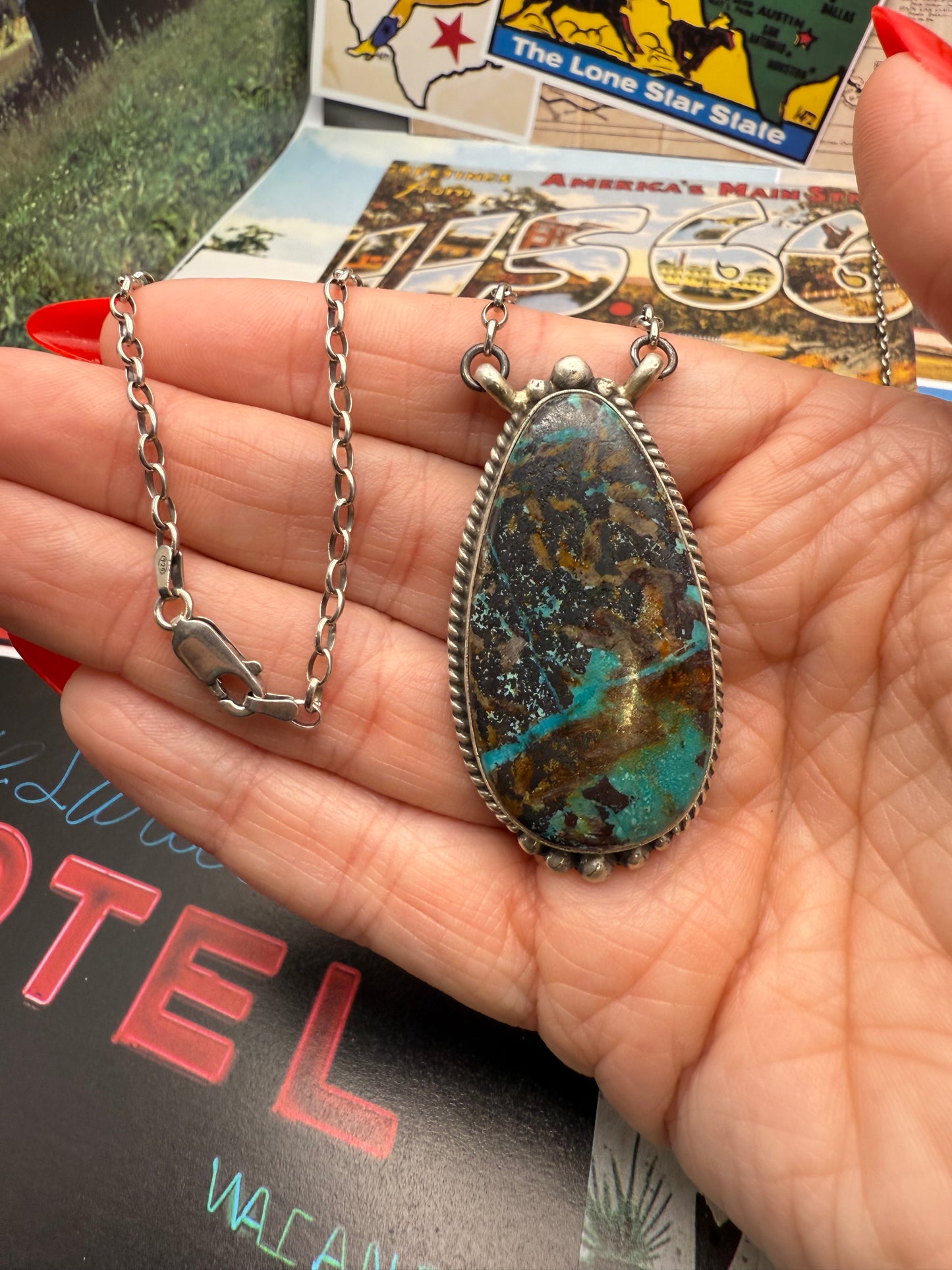 Big Foot Turquoise Necklace