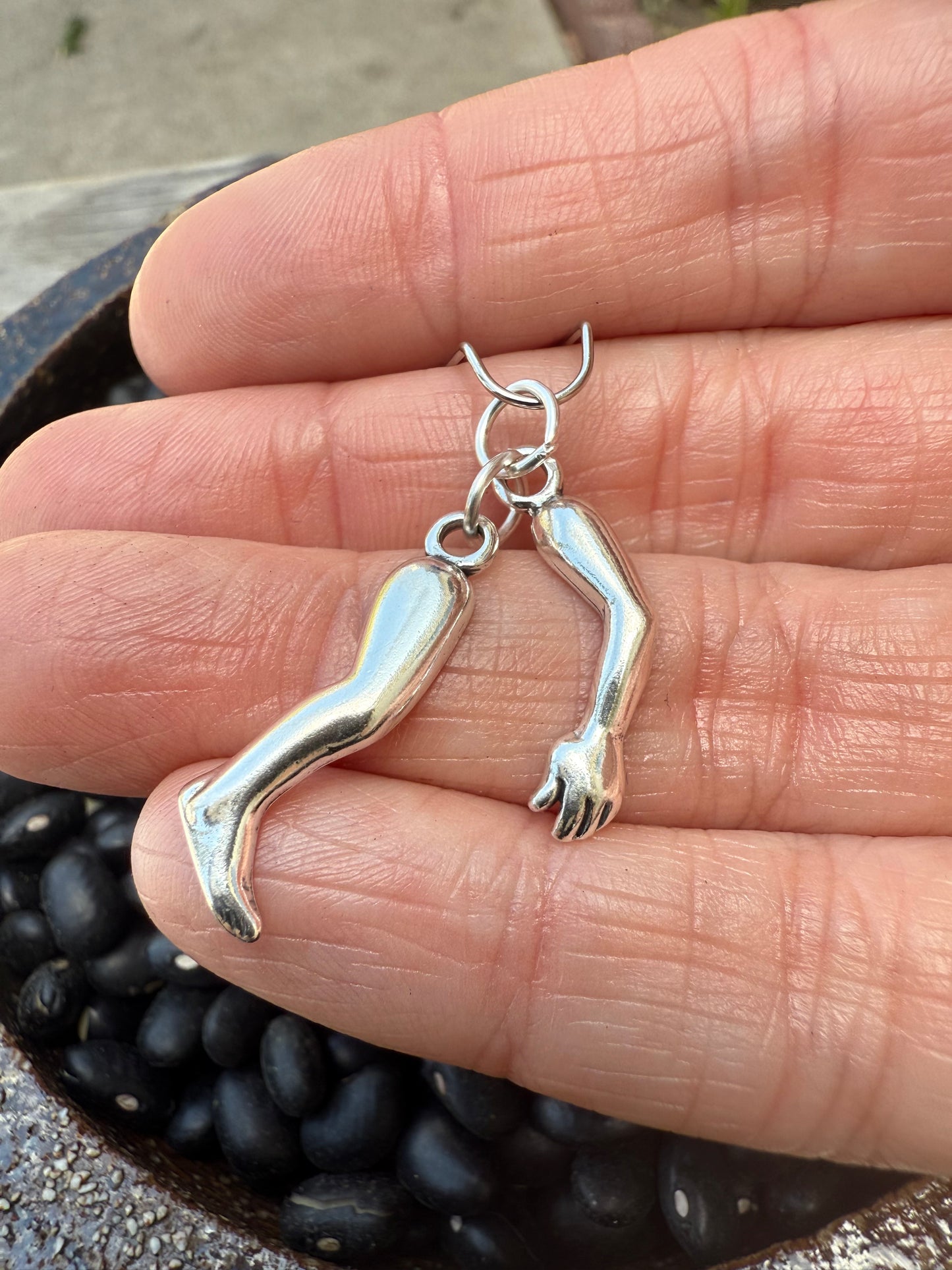 Arm and Leg Milagro Sterling Silver Charm