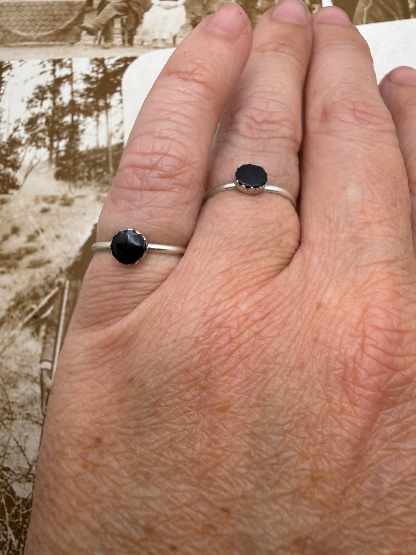 Small Onyx Ring