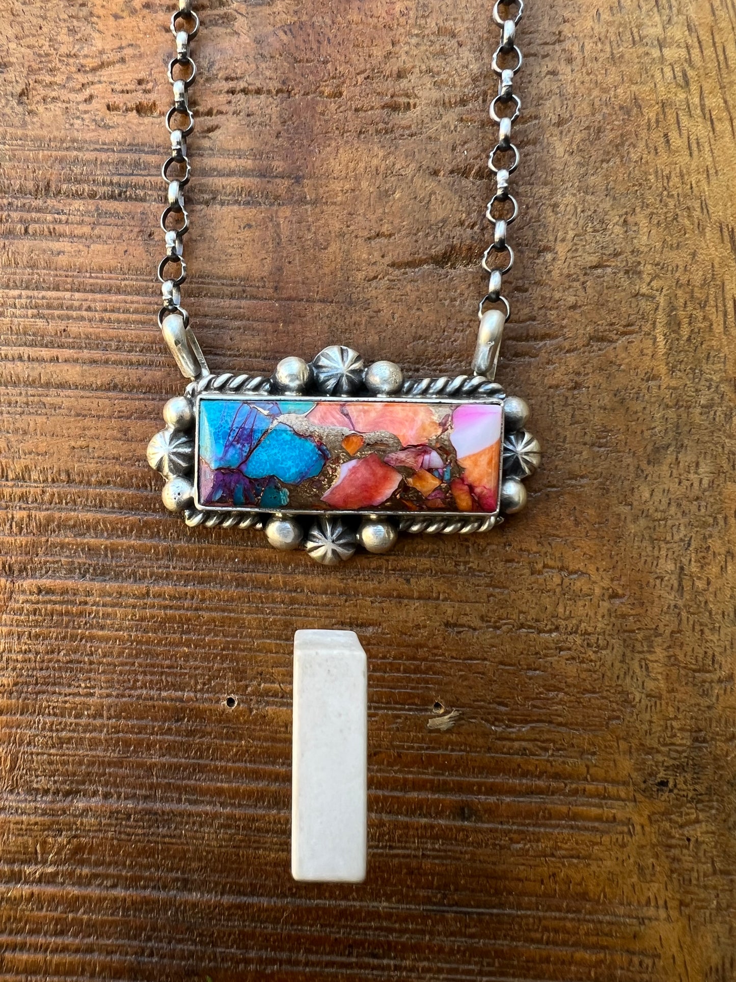 Zia Turquoise Bar Necklace