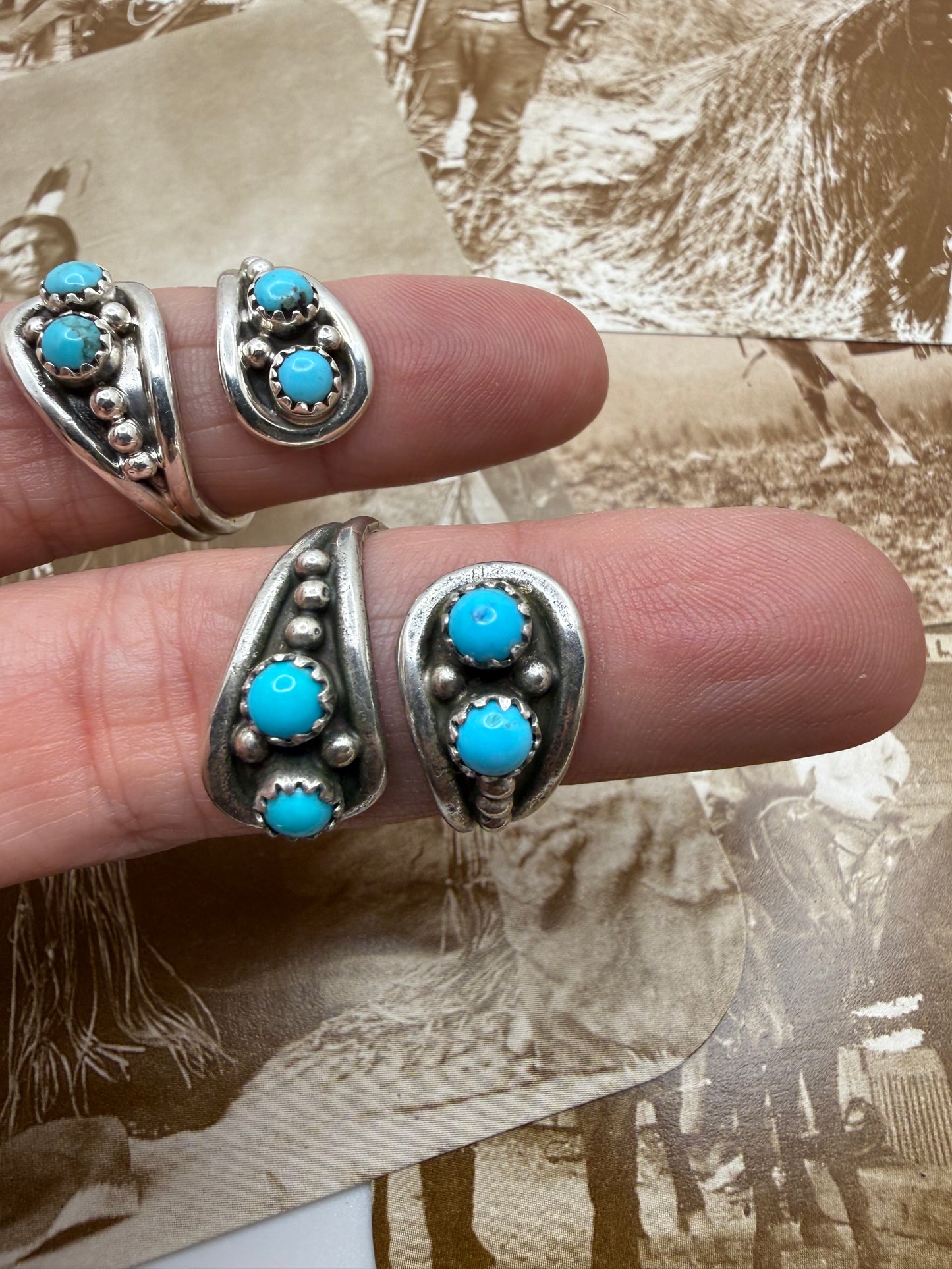 Adjustable 4 Stone Ring