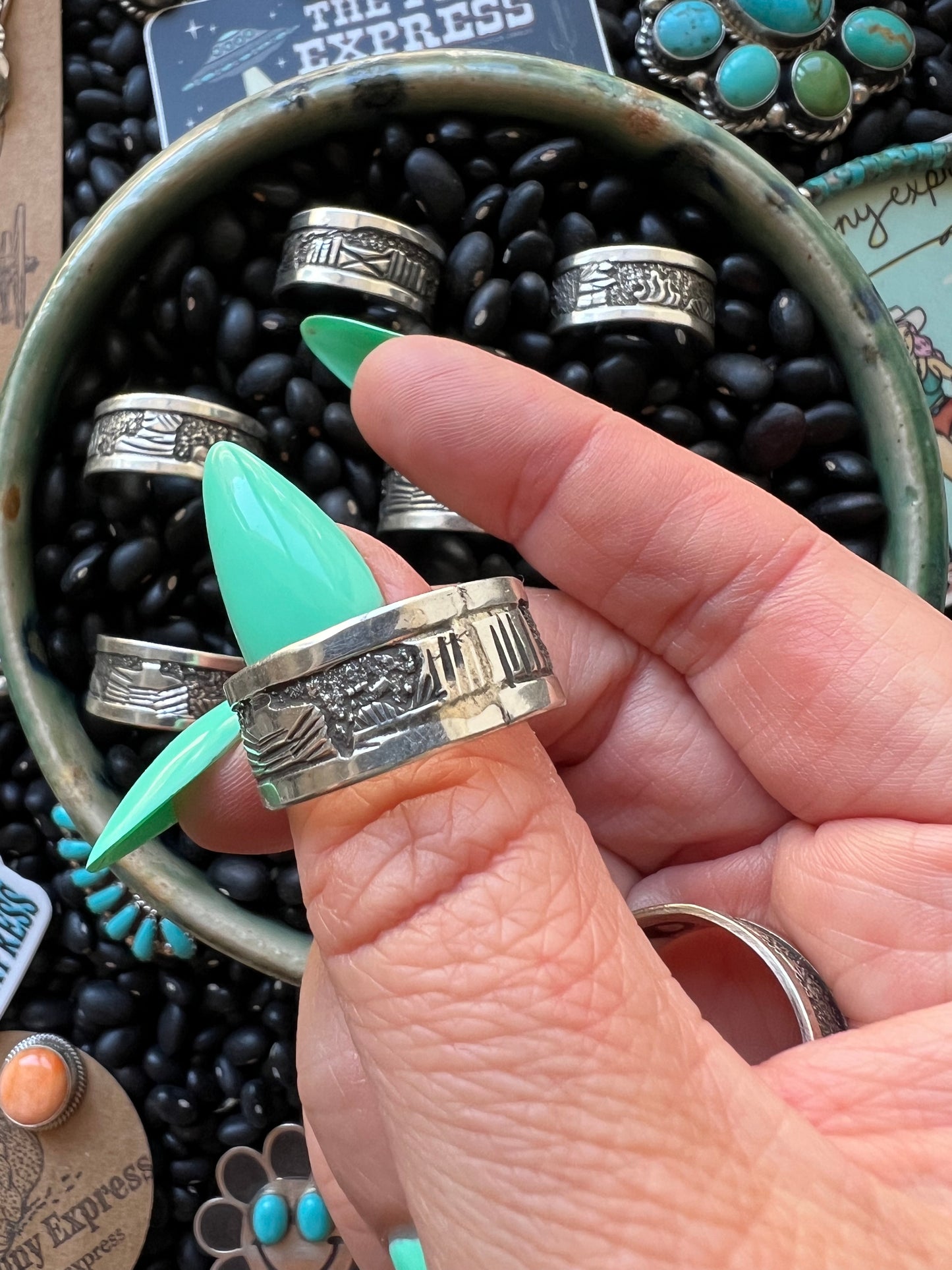 Storytellers Landscape Band Ring