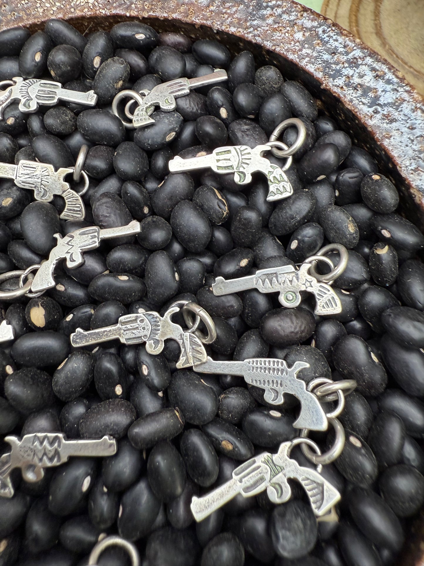 Handmade Mini Pistol Charm