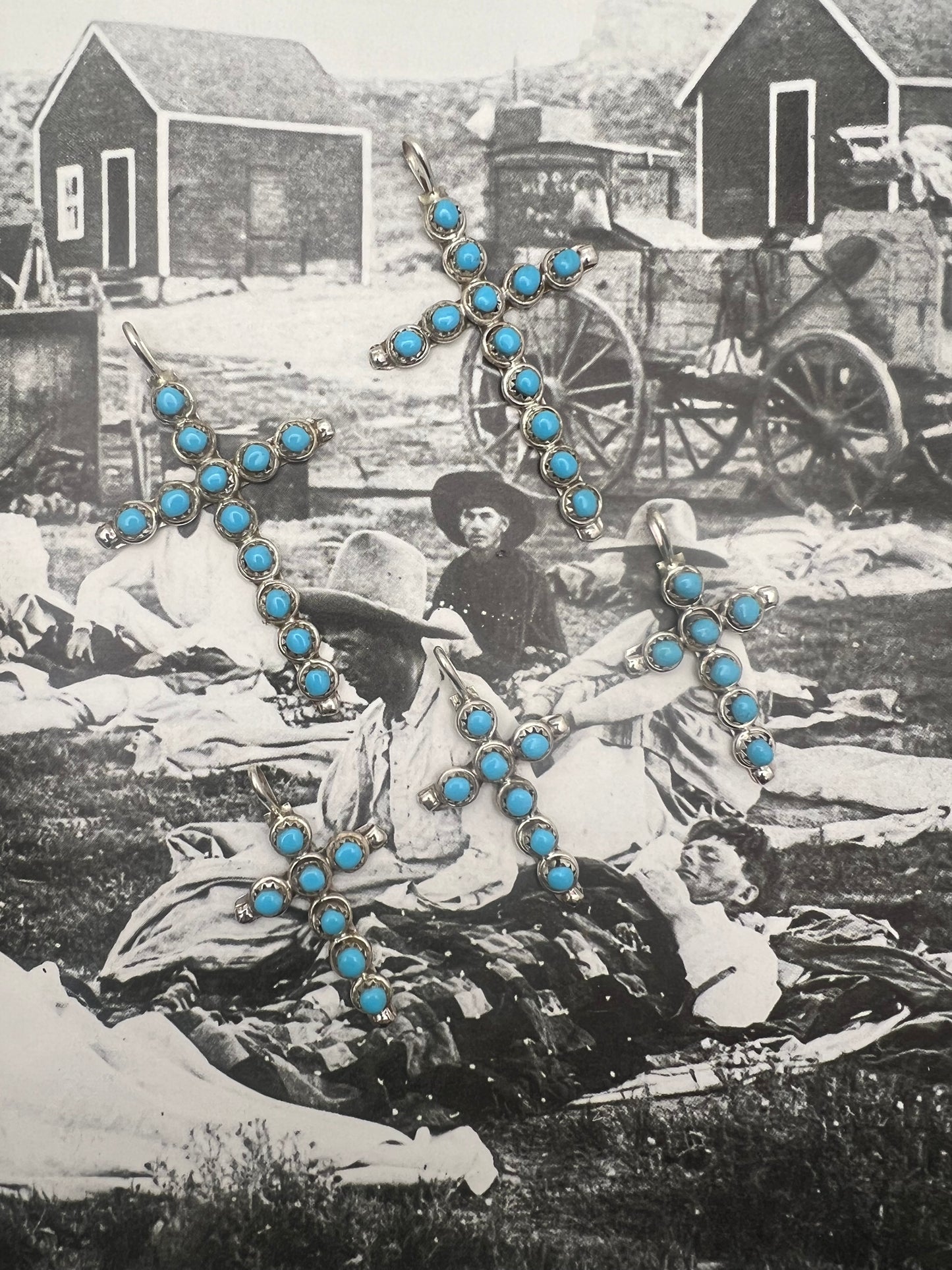 Turquoise Cross Pendant