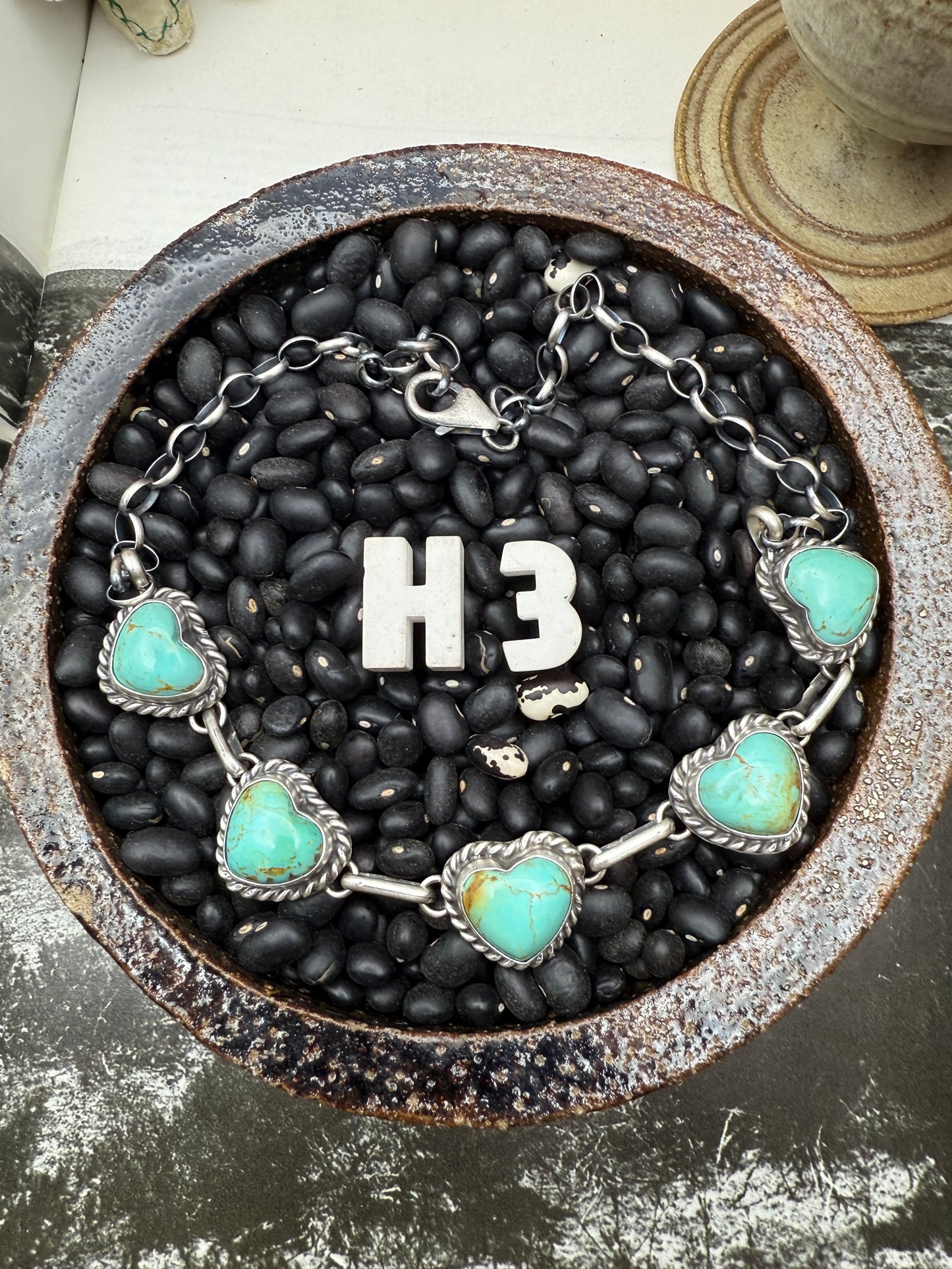 Turquoise Heart Choker