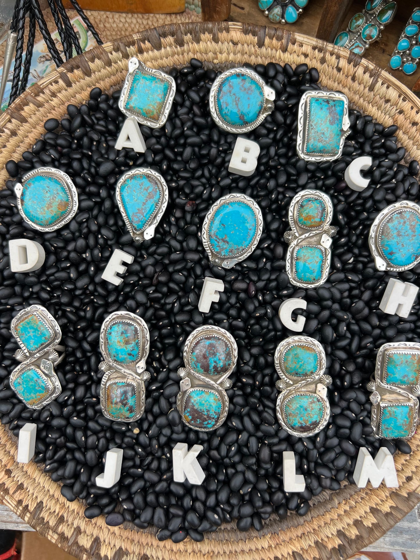 Large Turquoise Snake Ring