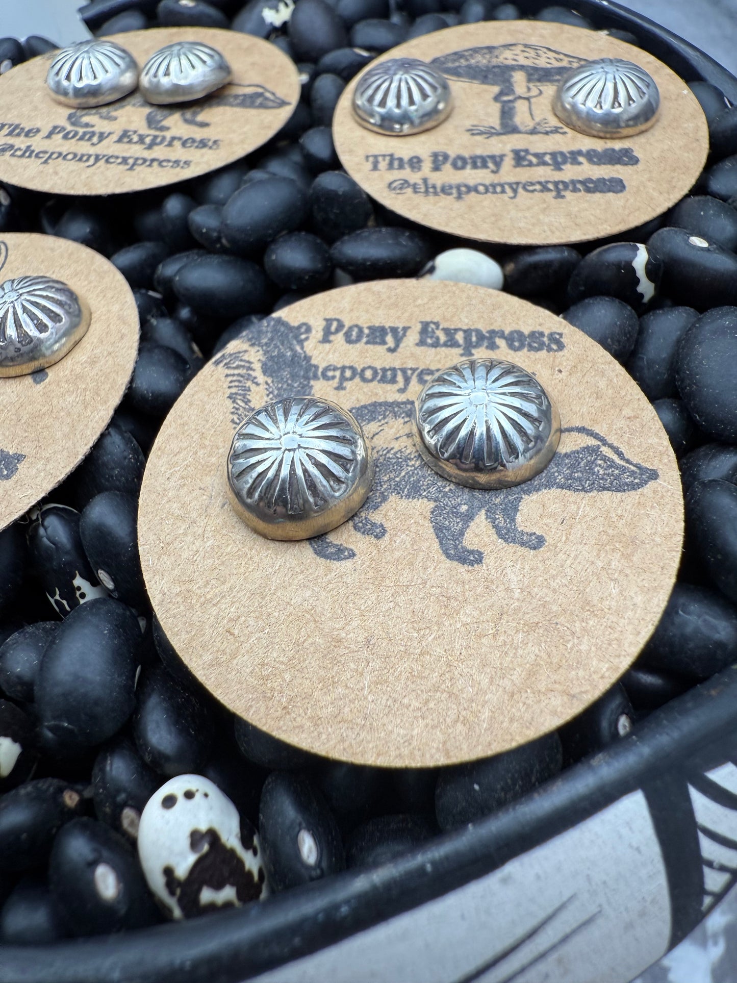 Button Sterling Studs