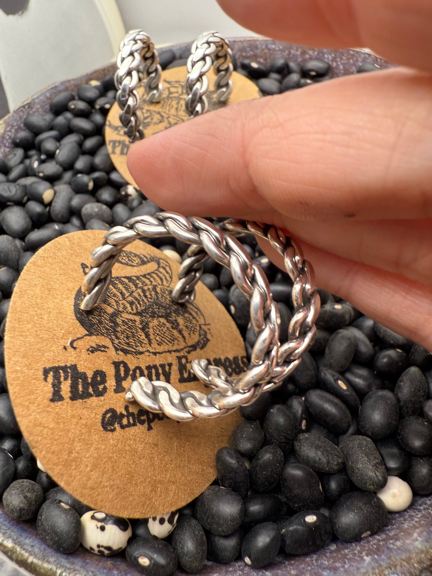 Rock n Roll Handmade Hoop