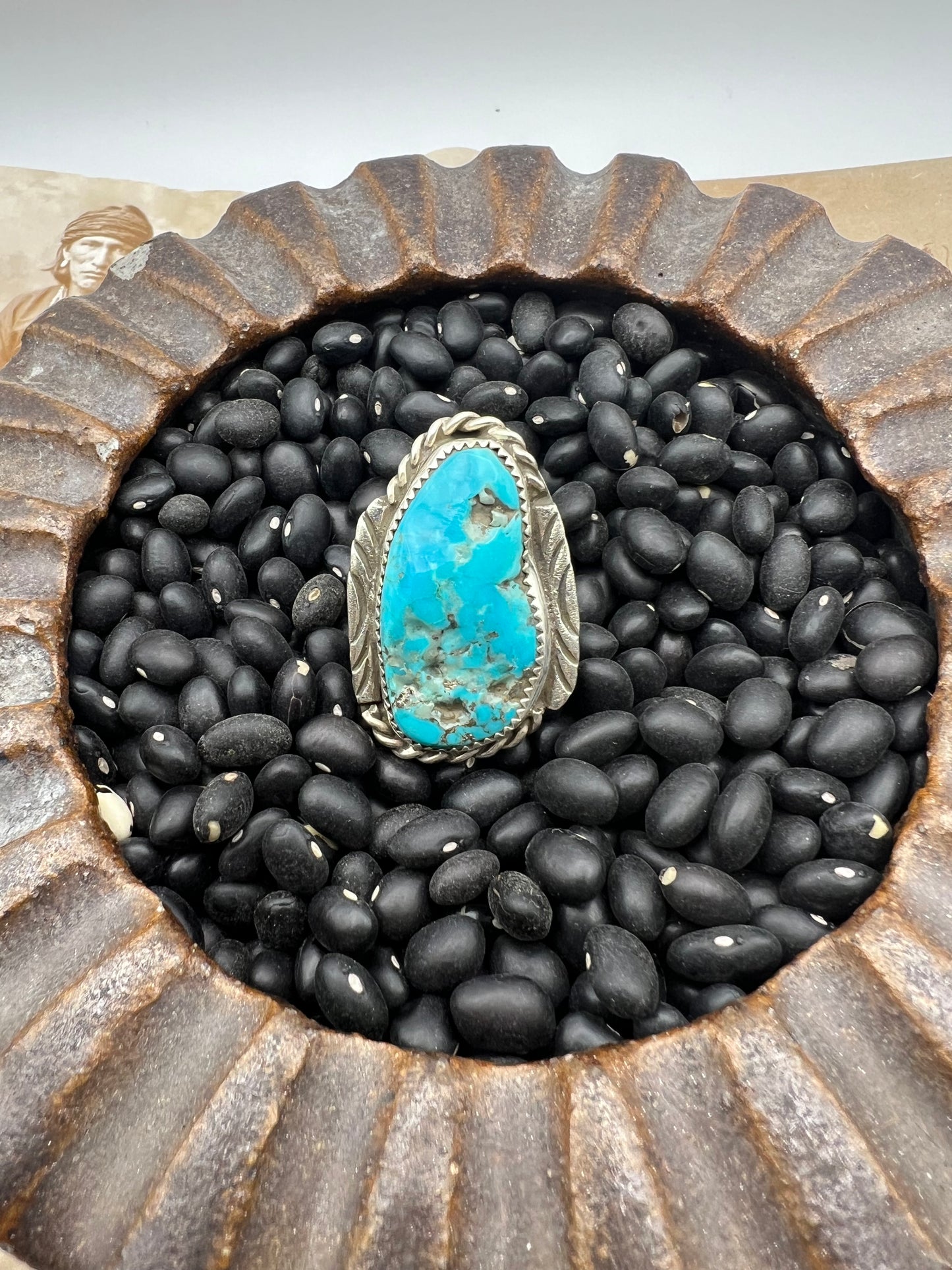 Turquoise Nugget Ring