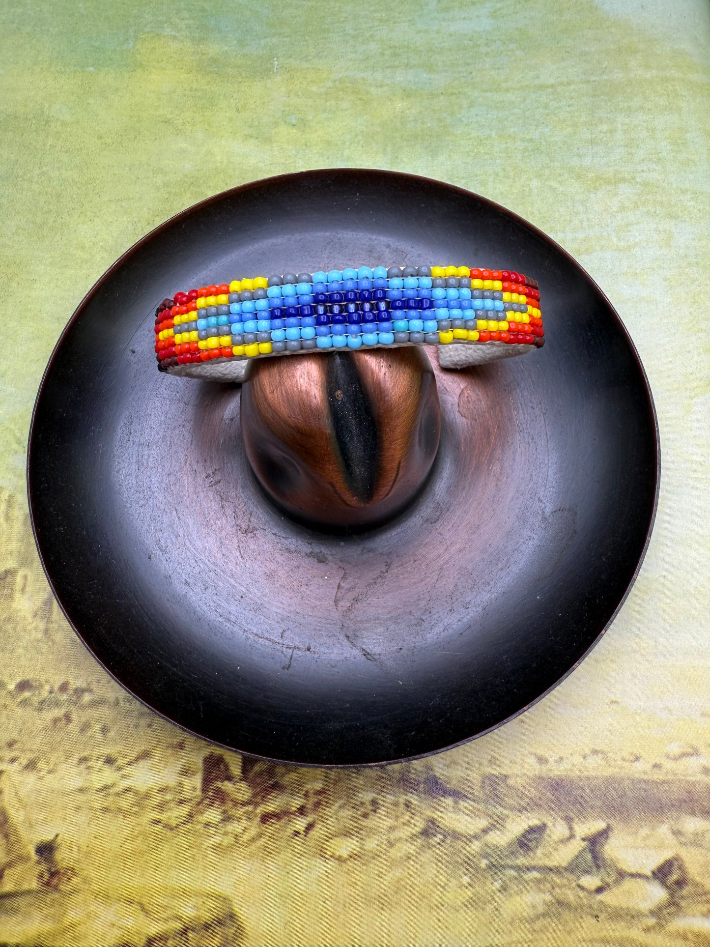 Native American Hand Beaded cuffs