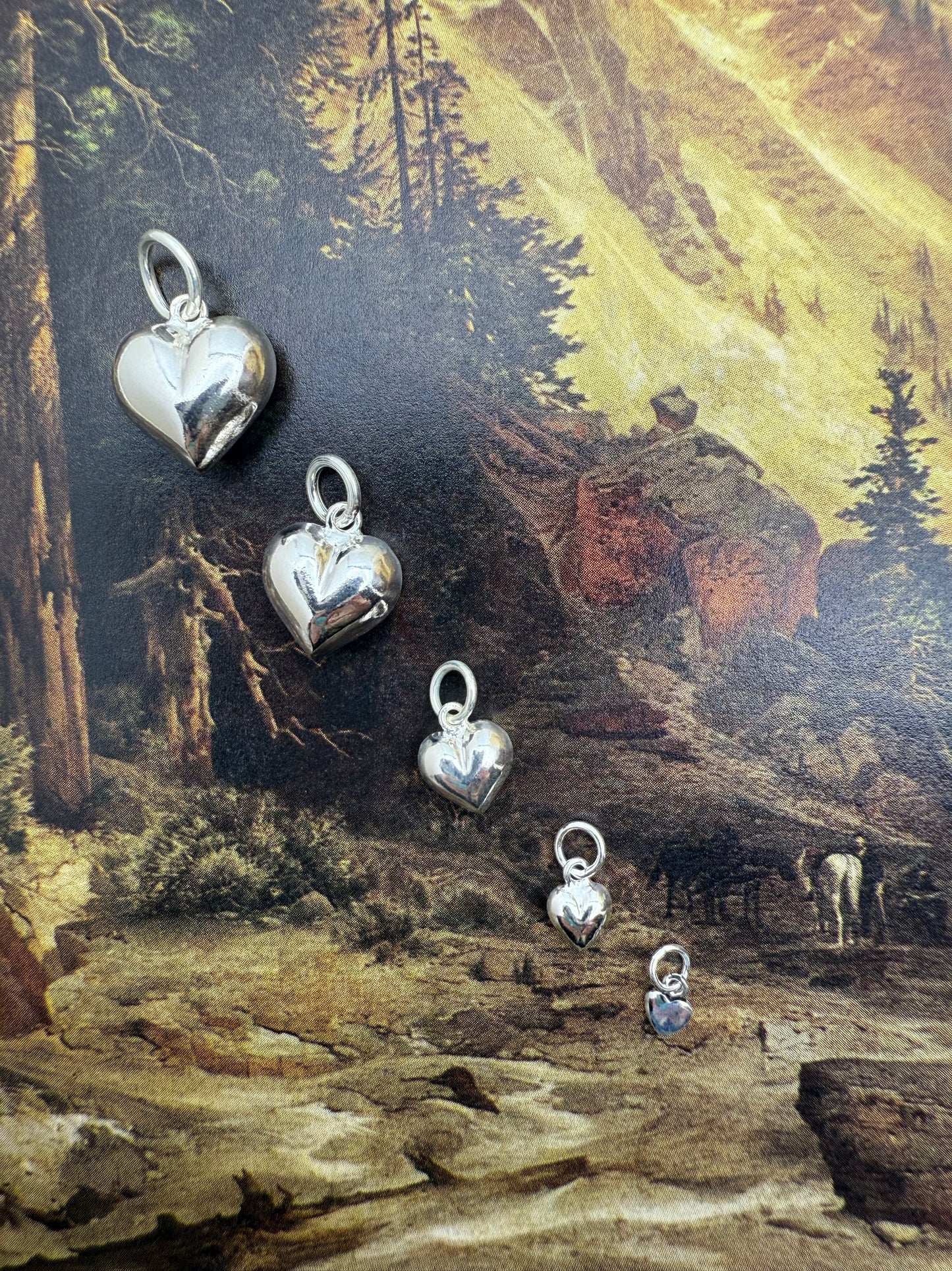 Puff Heart Charm