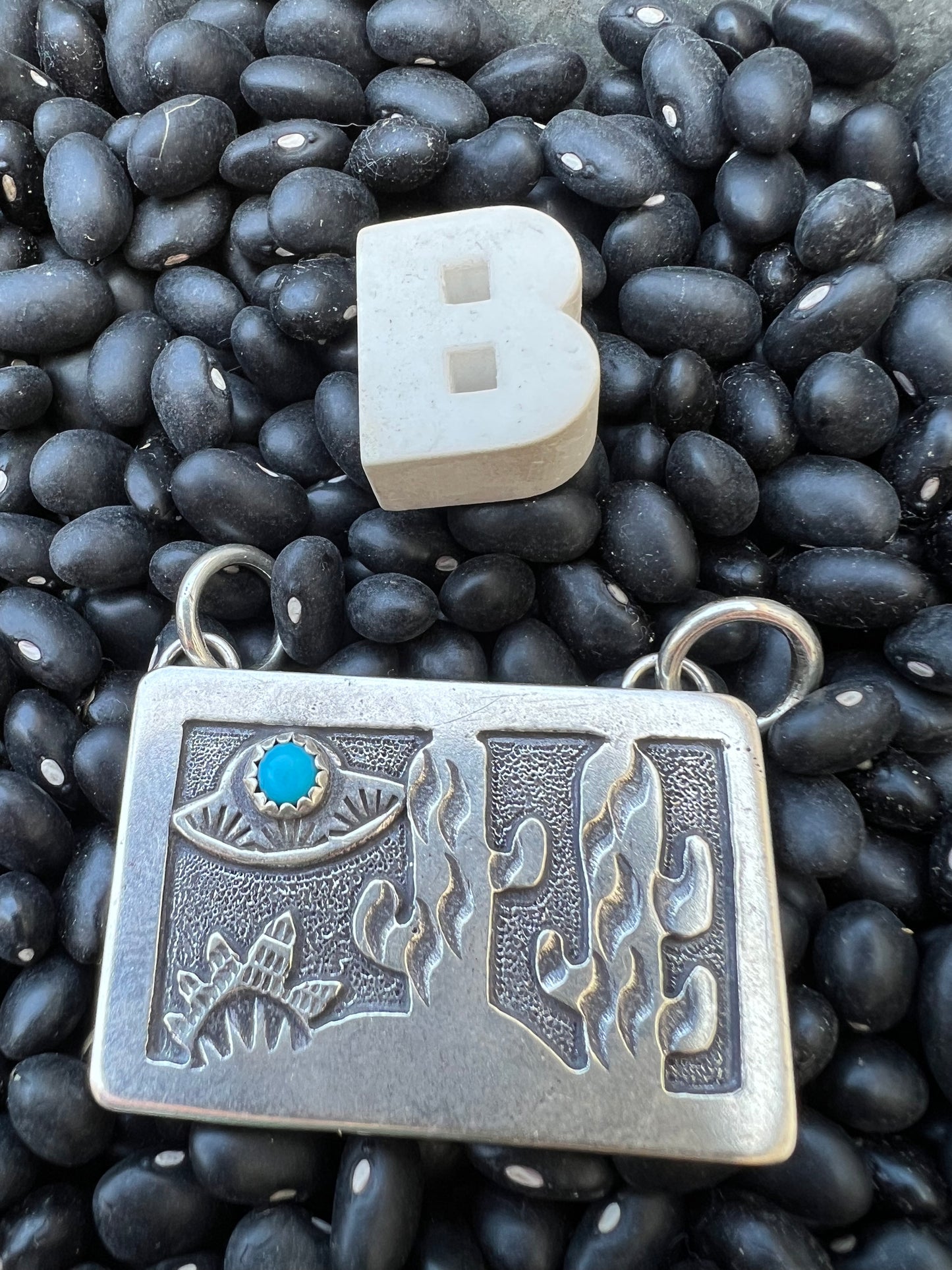 The Pony Express Logo Pendant Sterling Silver