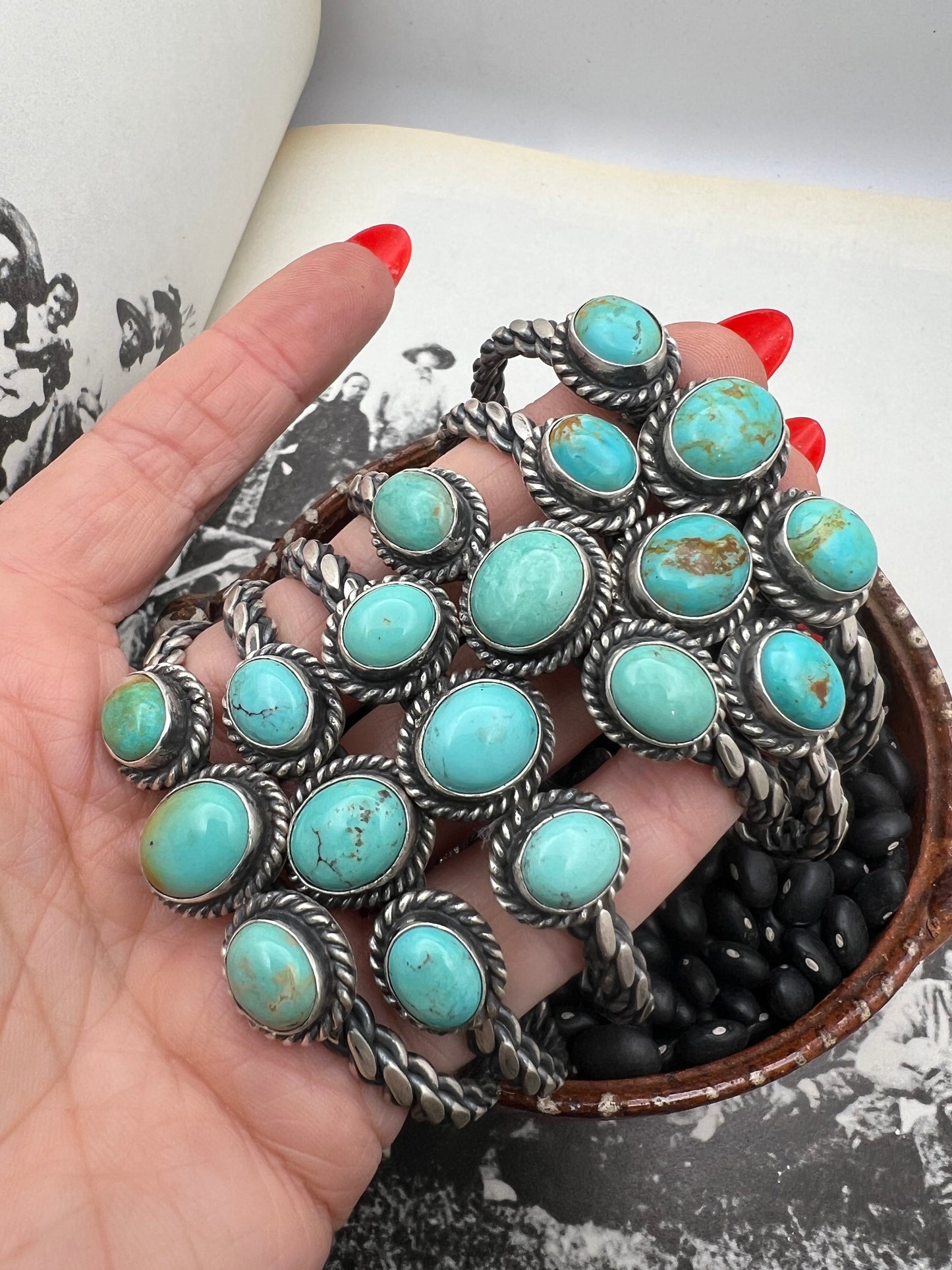 Three Stone Braided Cuff