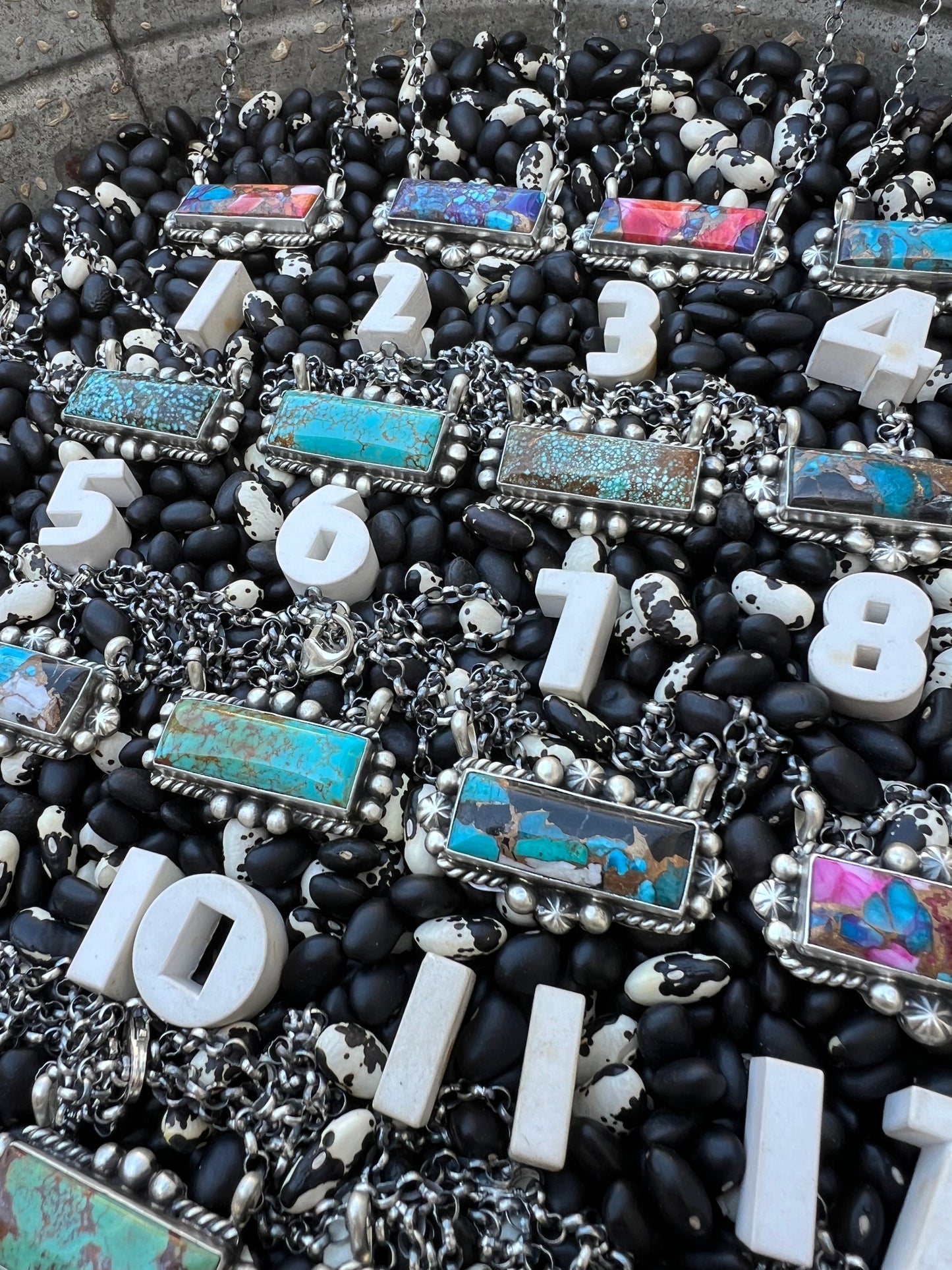 Zia Turquoise Bar Necklace