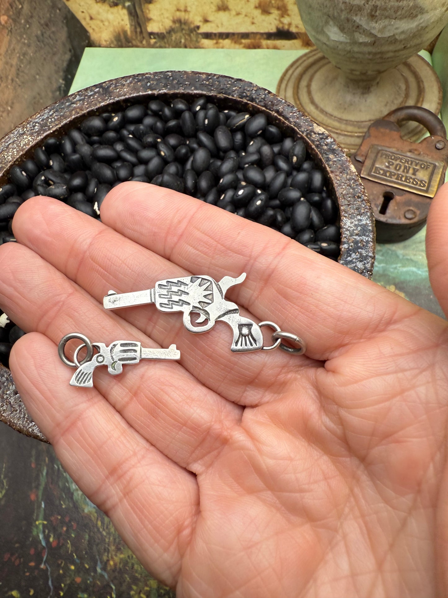 Handmade Pistol Charm