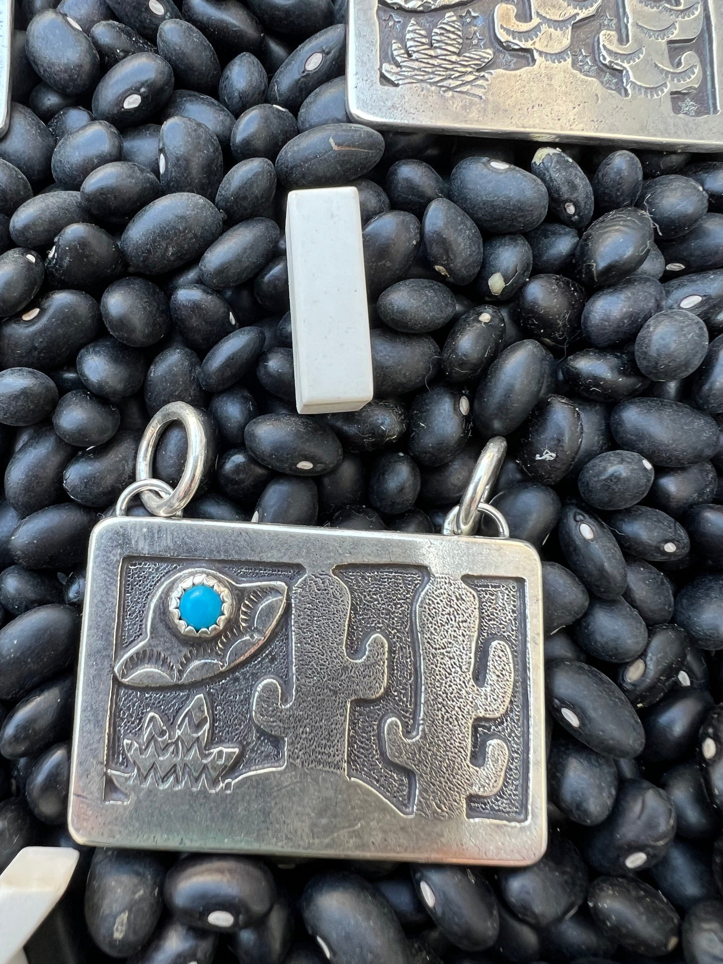 The Pony Express Logo Pendant Sterling Silver