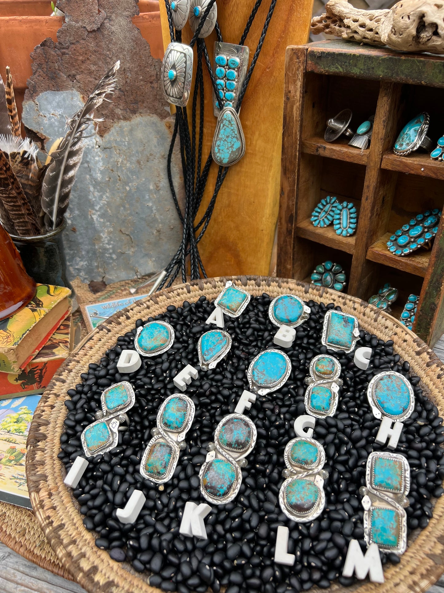 Large Turquoise Snake Ring