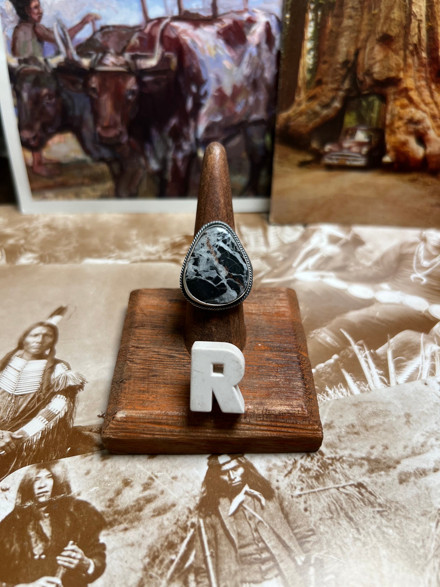 White Buffalo Ring