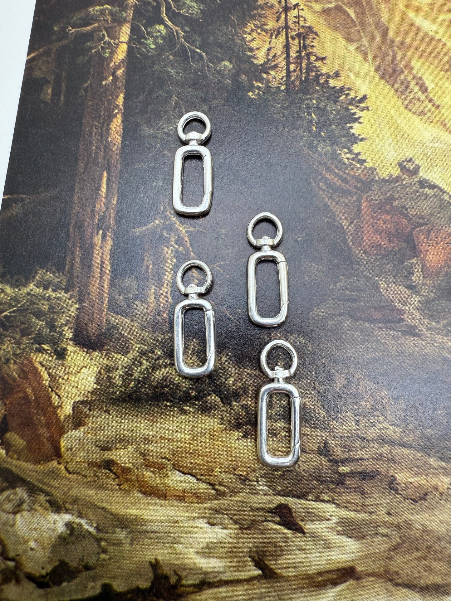 Sterling Silver Charm Connectors