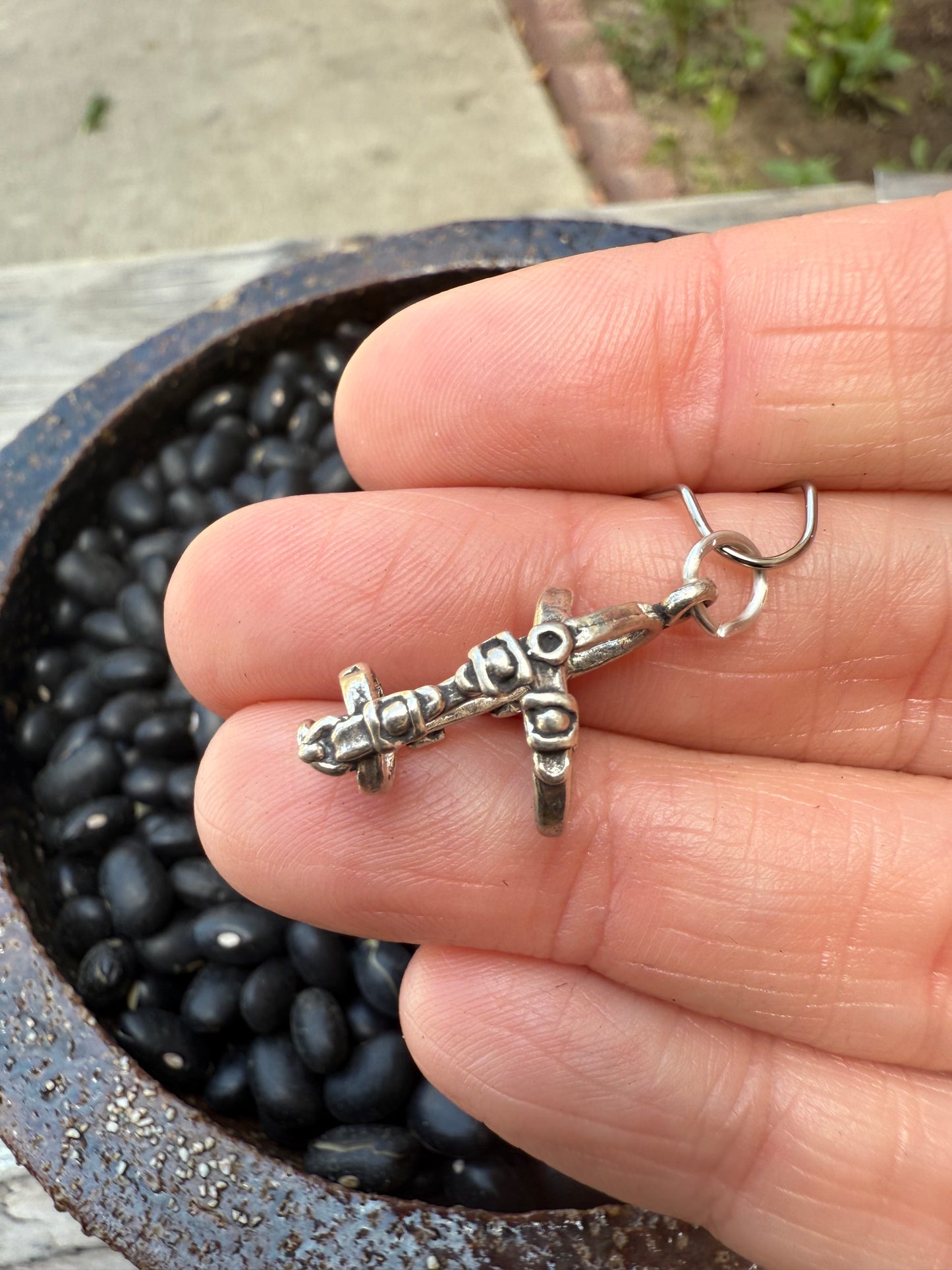Hackamore Bridle Sterling Silver Charm