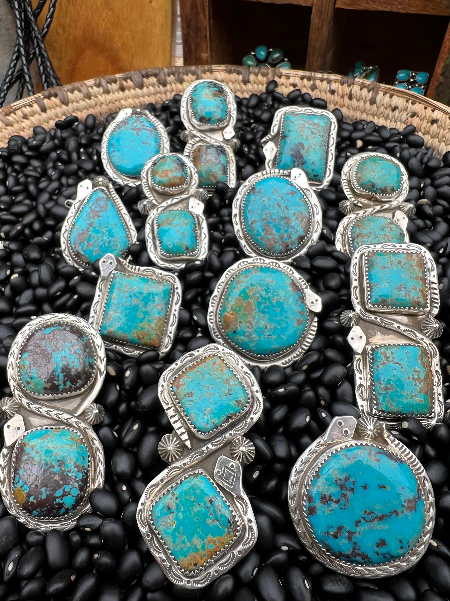 Large Turquoise Snake Ring
