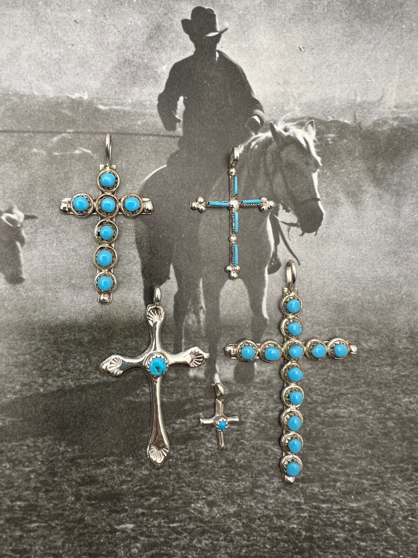 Turquoise Cross Pendant