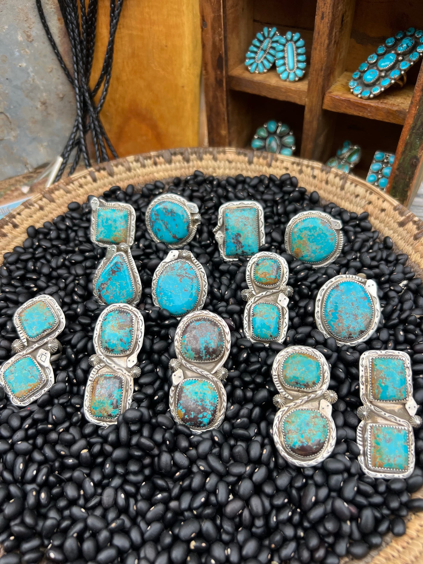 Large Turquoise Snake Ring