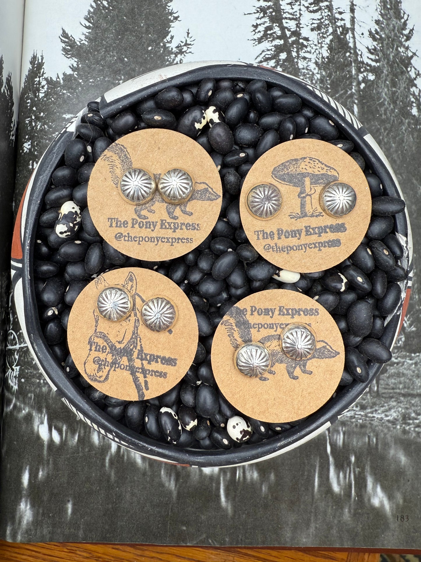 Button Sterling Studs