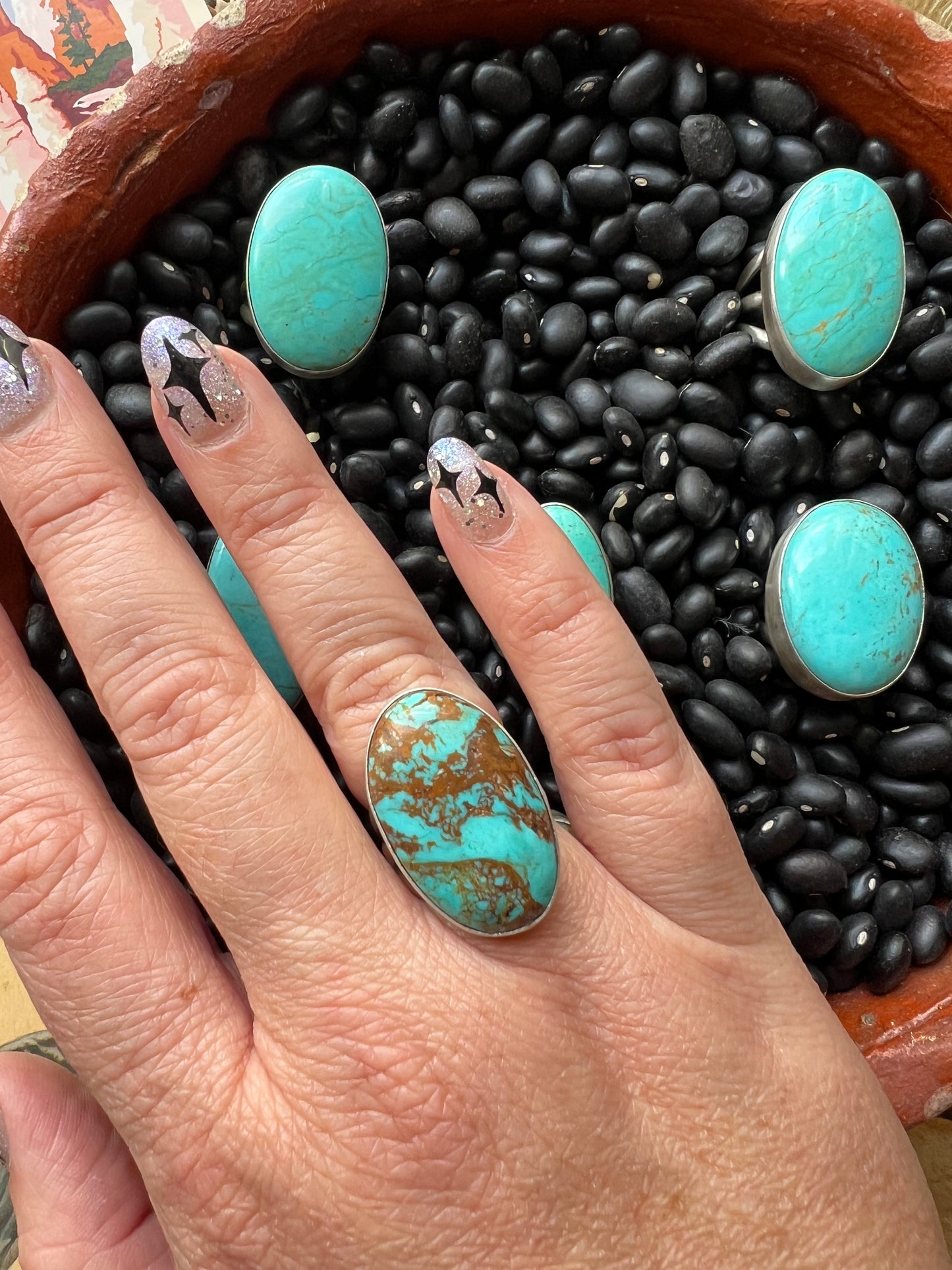 Turquoise Globe Ring