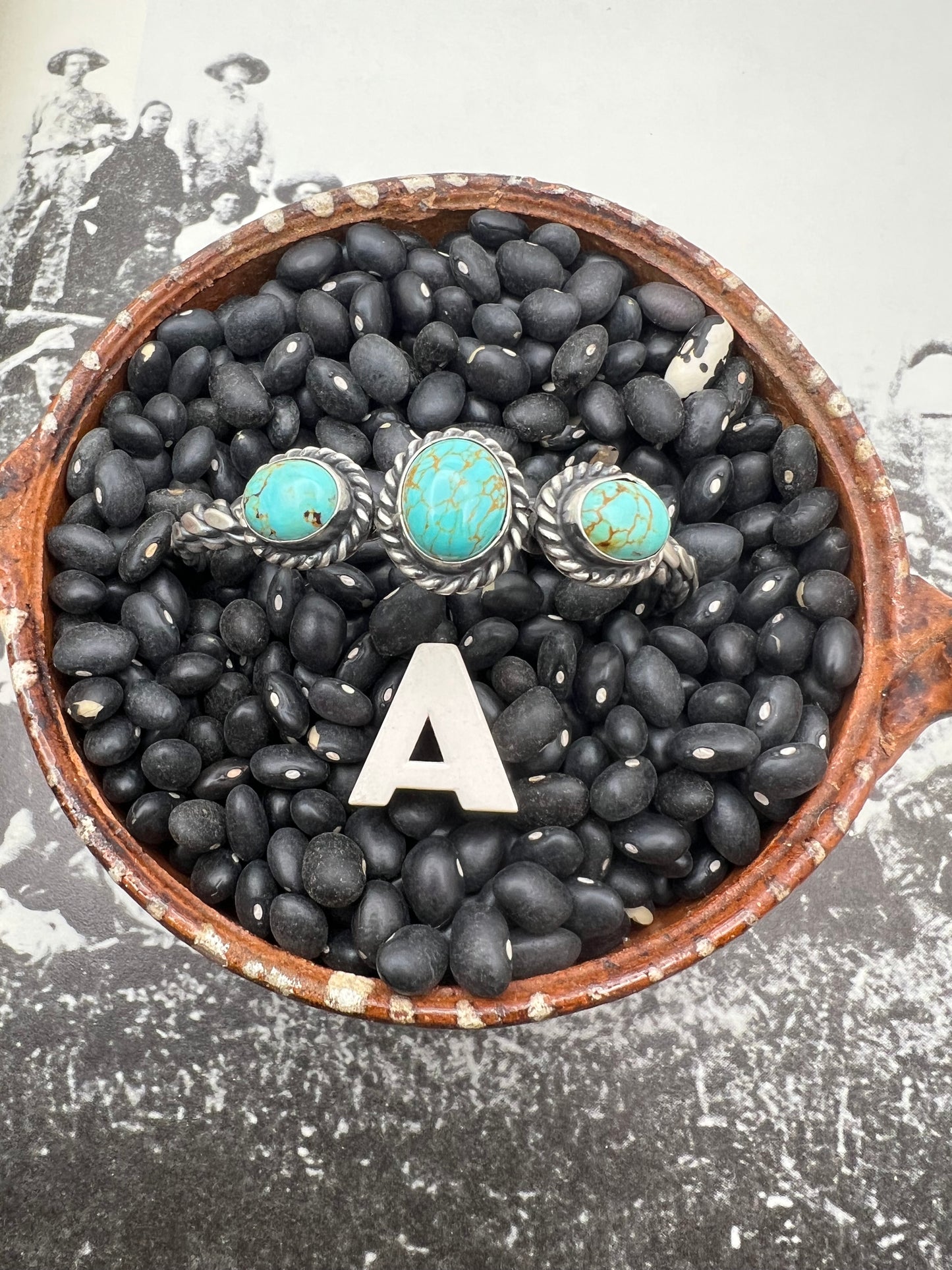 Three Stone Braided Cuff