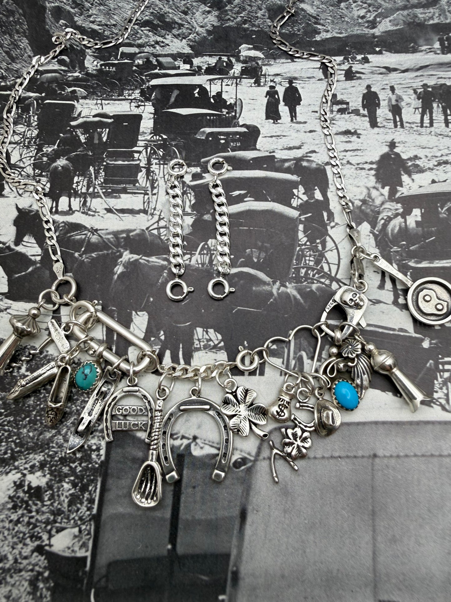 Curb Chain Charm Connectors