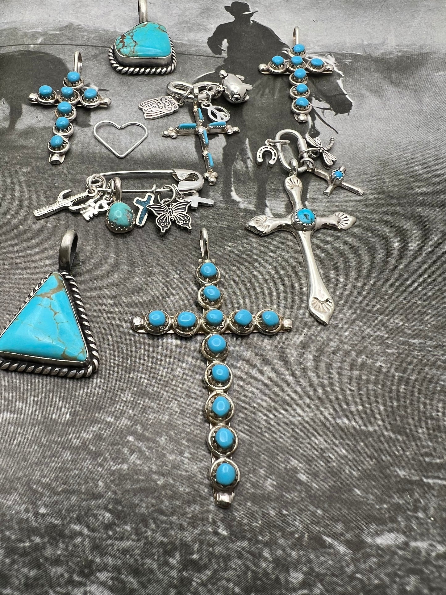 Turquoise Cross Pendant