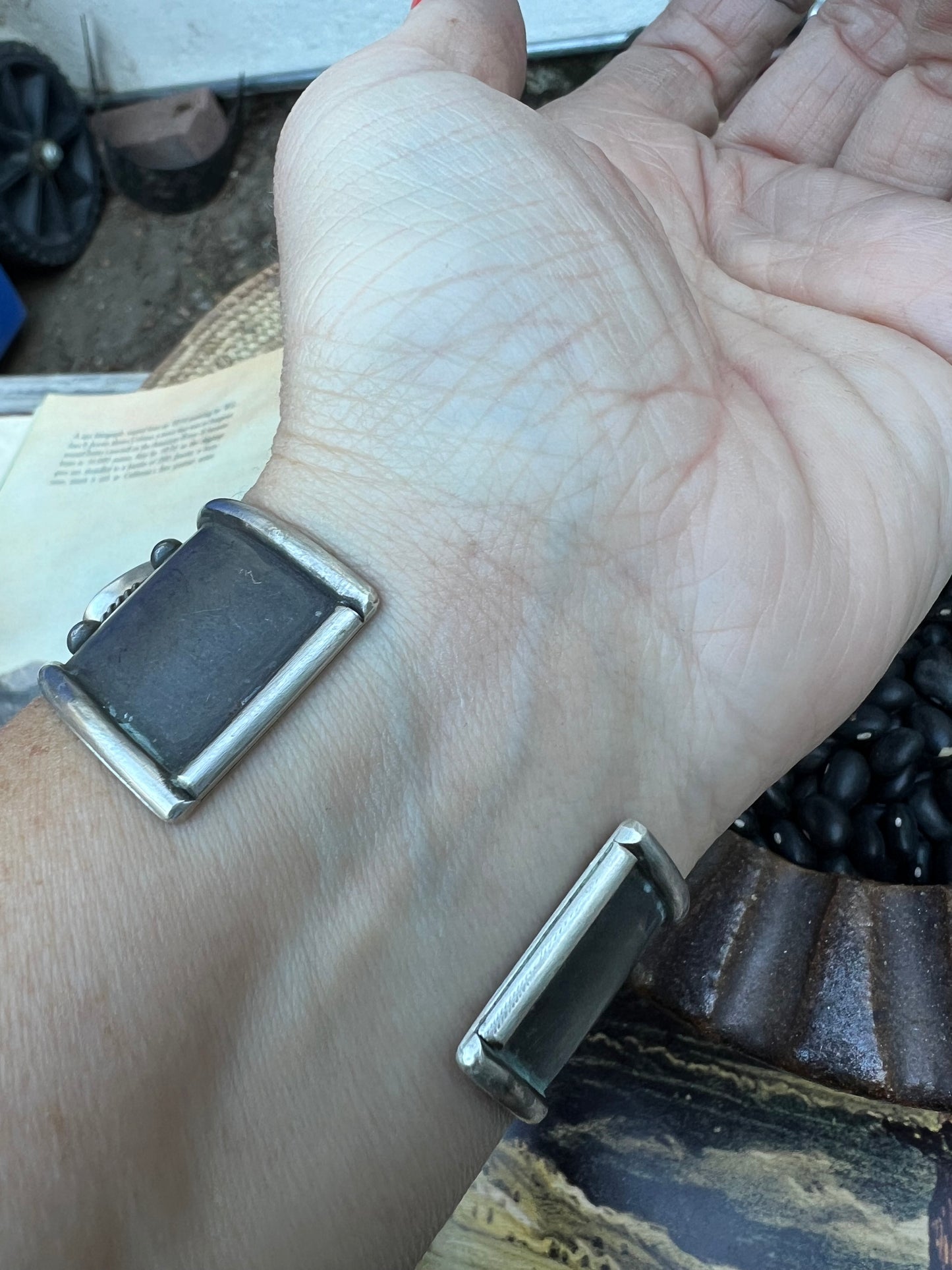 Sonoran Gold Bar Cuff