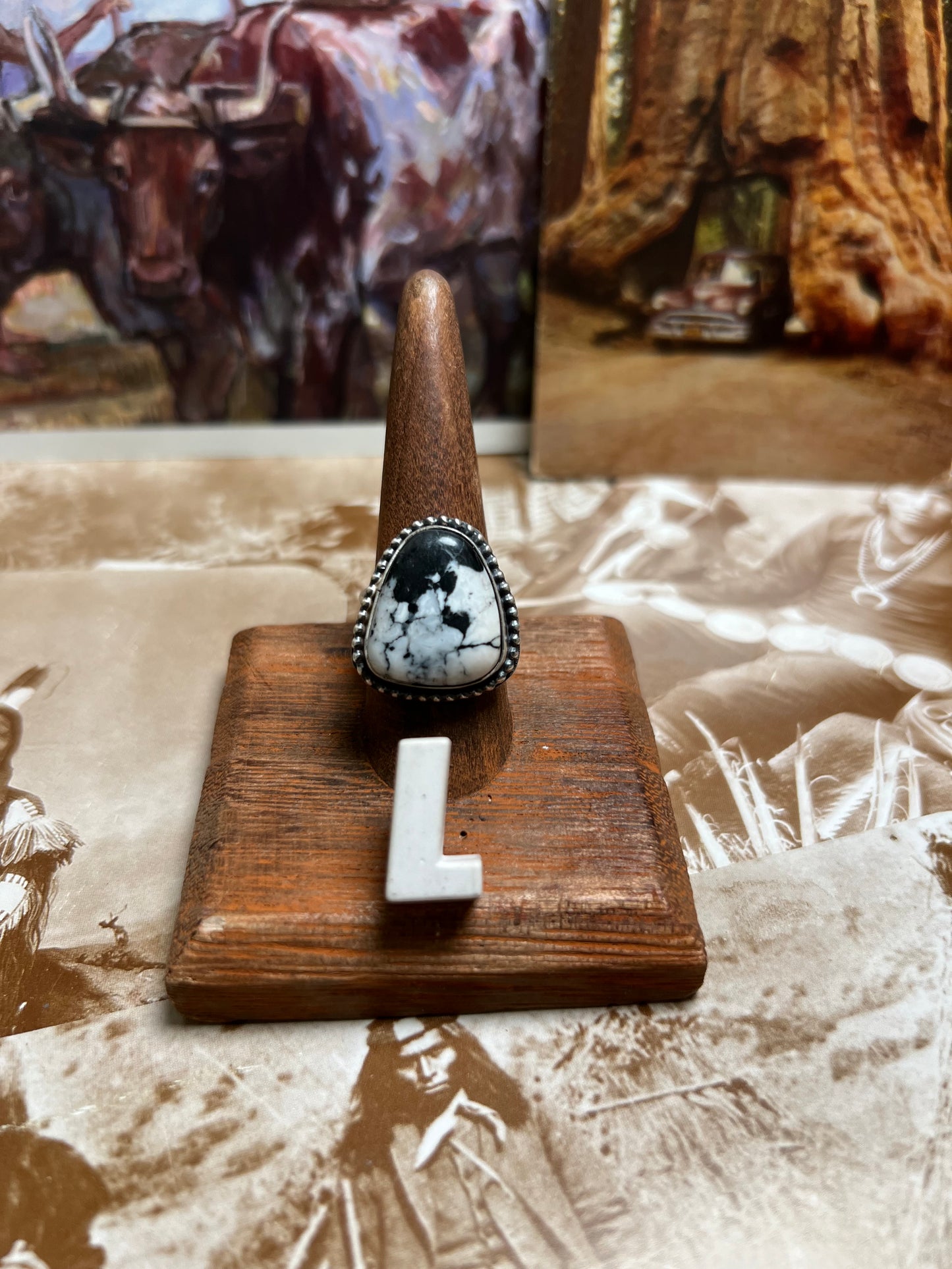White Buffalo Ring