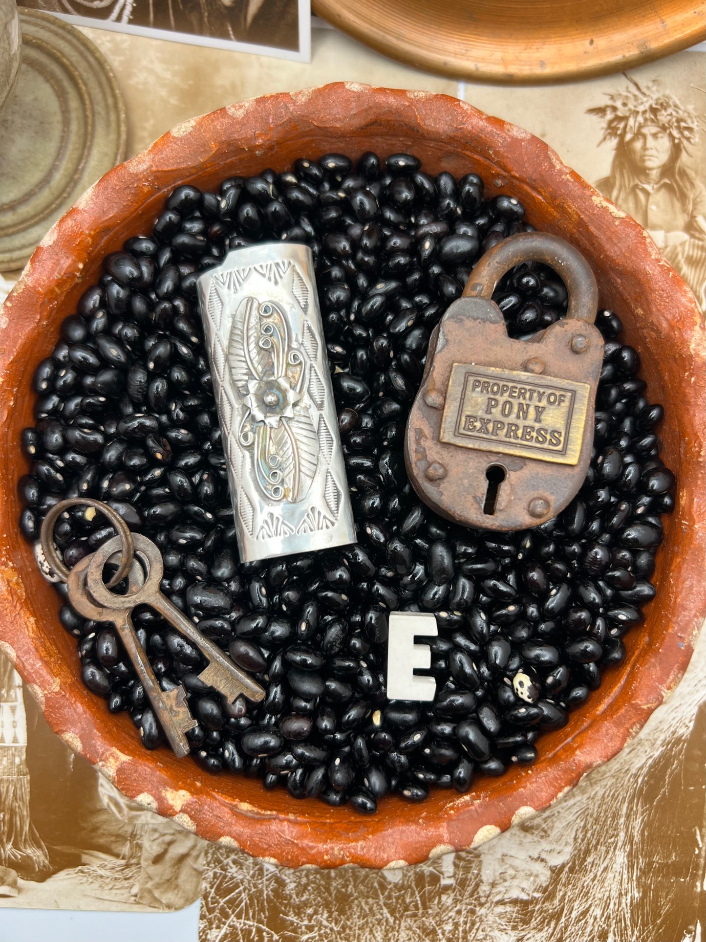 Native American Sterling Silver Lighter Case