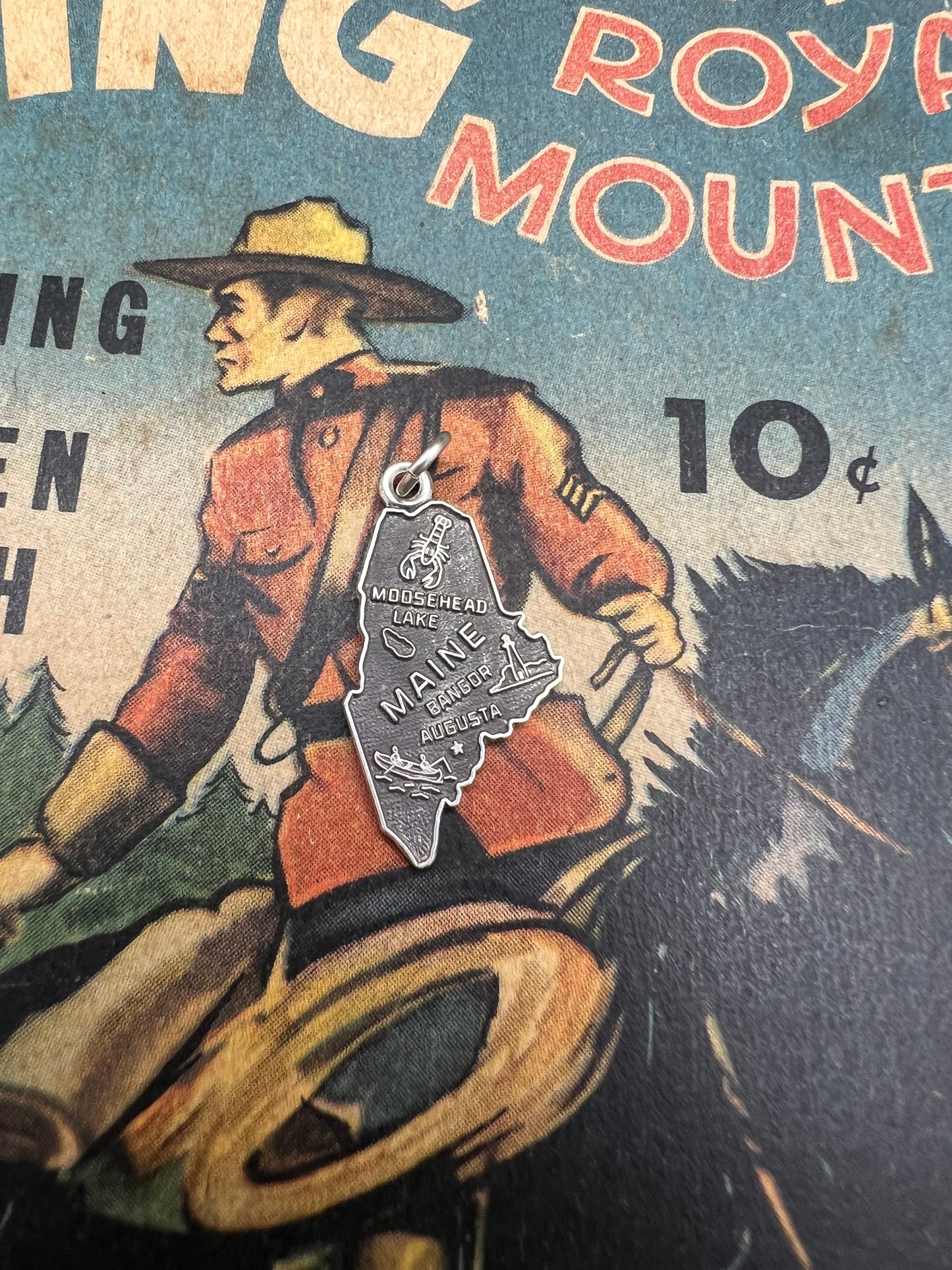 Vintage 1960’s Sterling State Charms